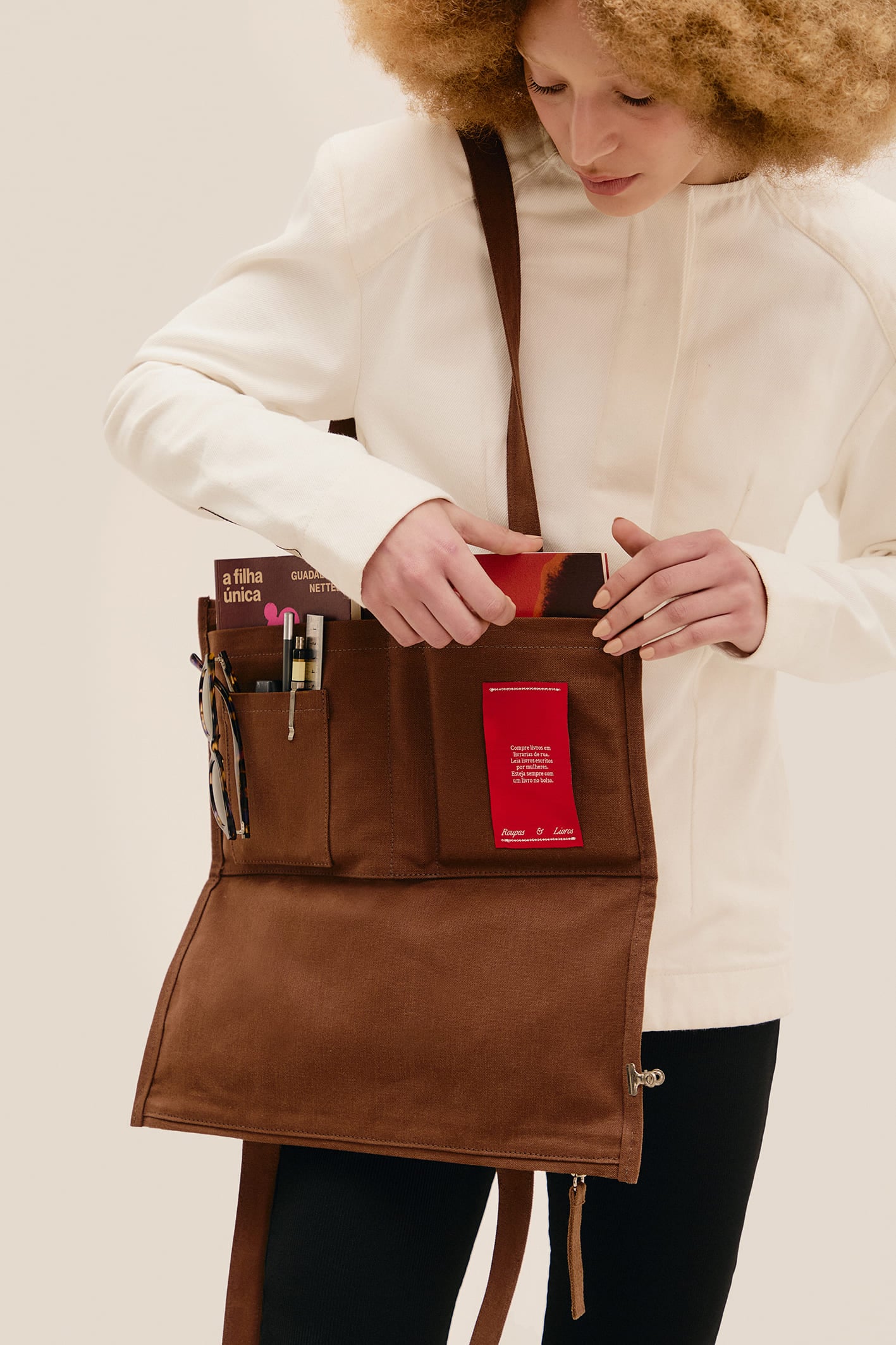 Bolsa Baguette Gsr Marrom