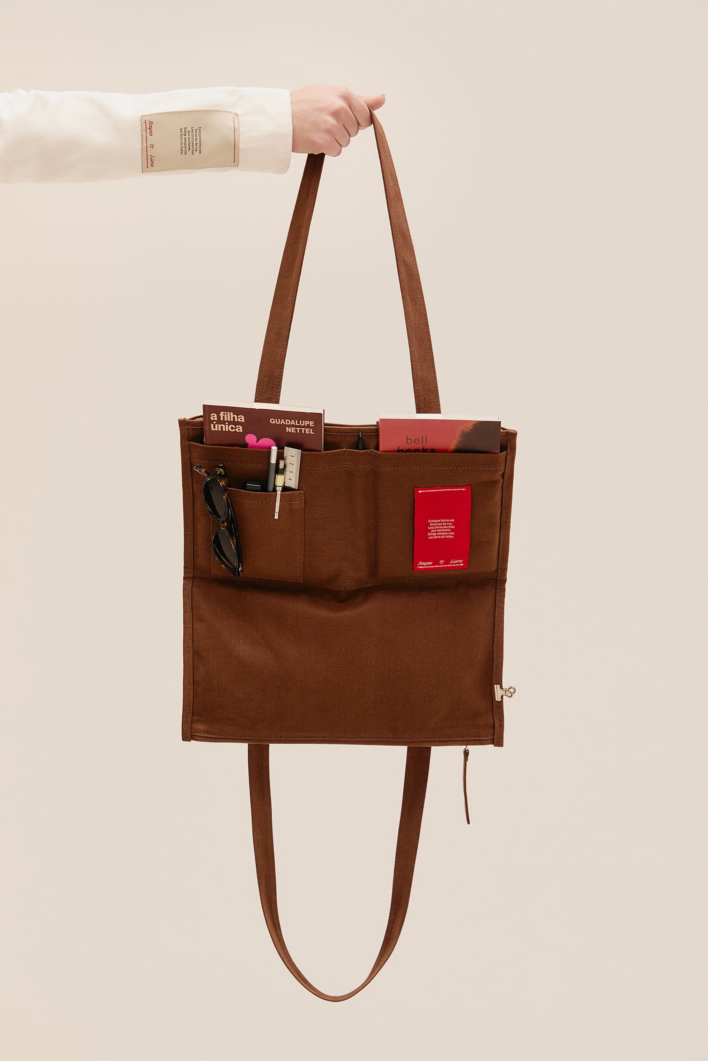 Bolsa Baguette Gsr Marrom Brauna