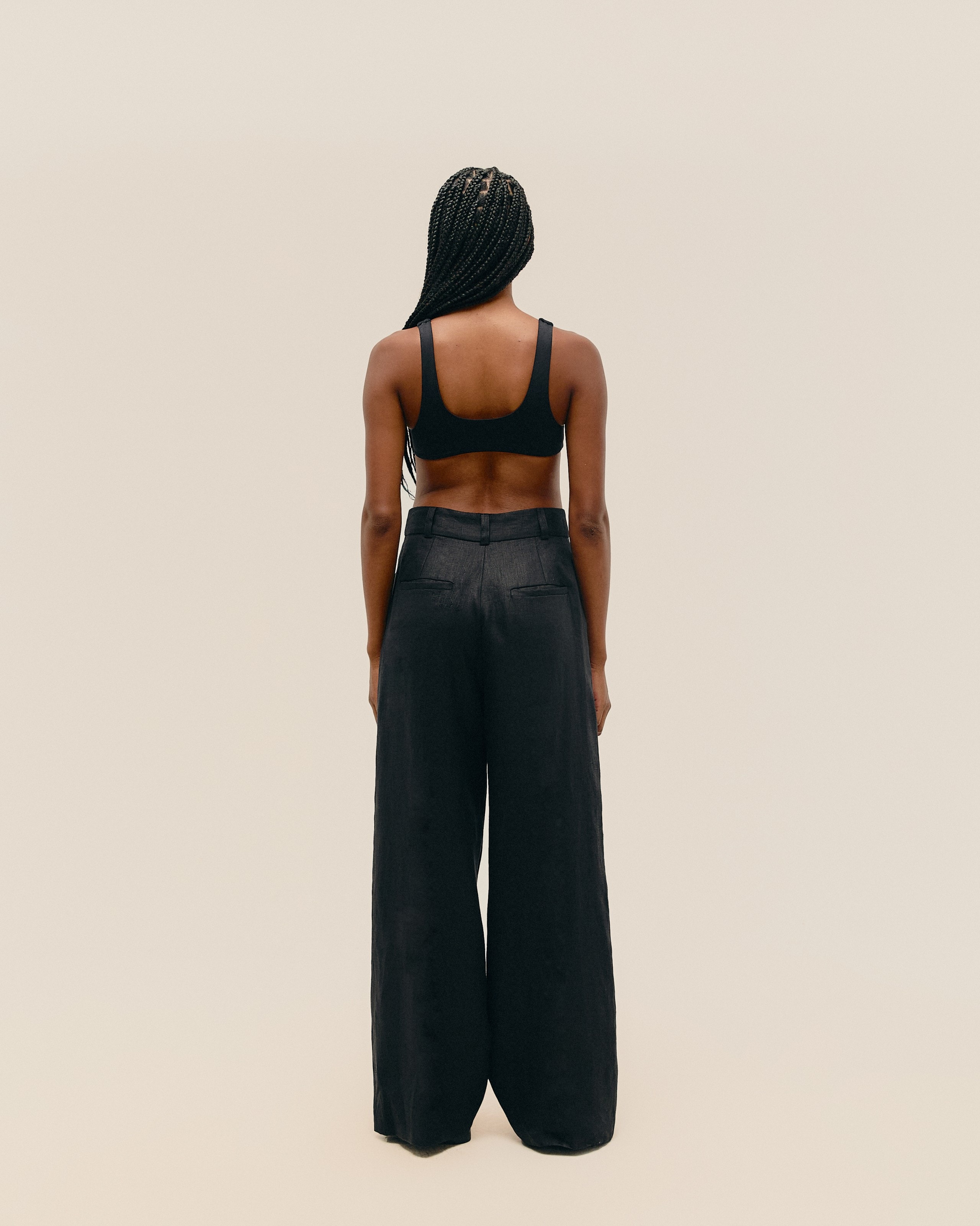 Calça Giovana Linho Preto