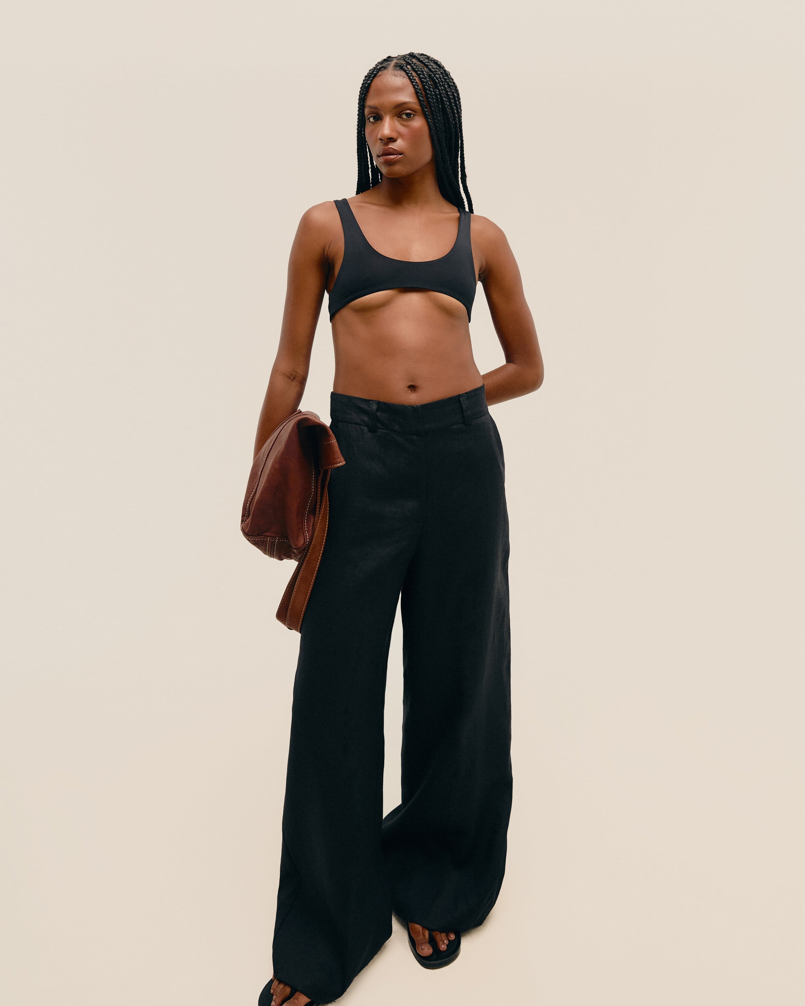 Calça Giovana Linho Preto