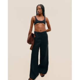 Haight — Calça Giovana Linho Preto