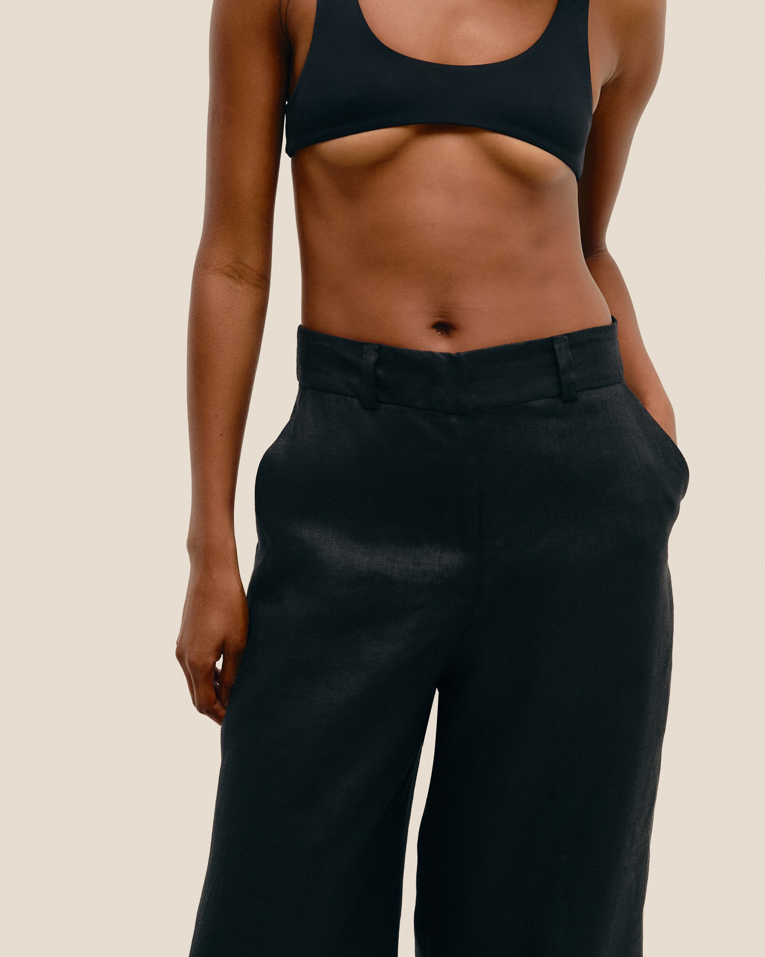 Calça Giovana Linho Preto