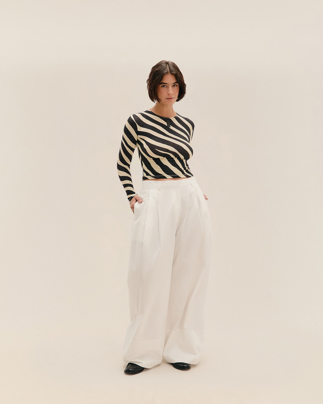 Calça Giu Off-White
