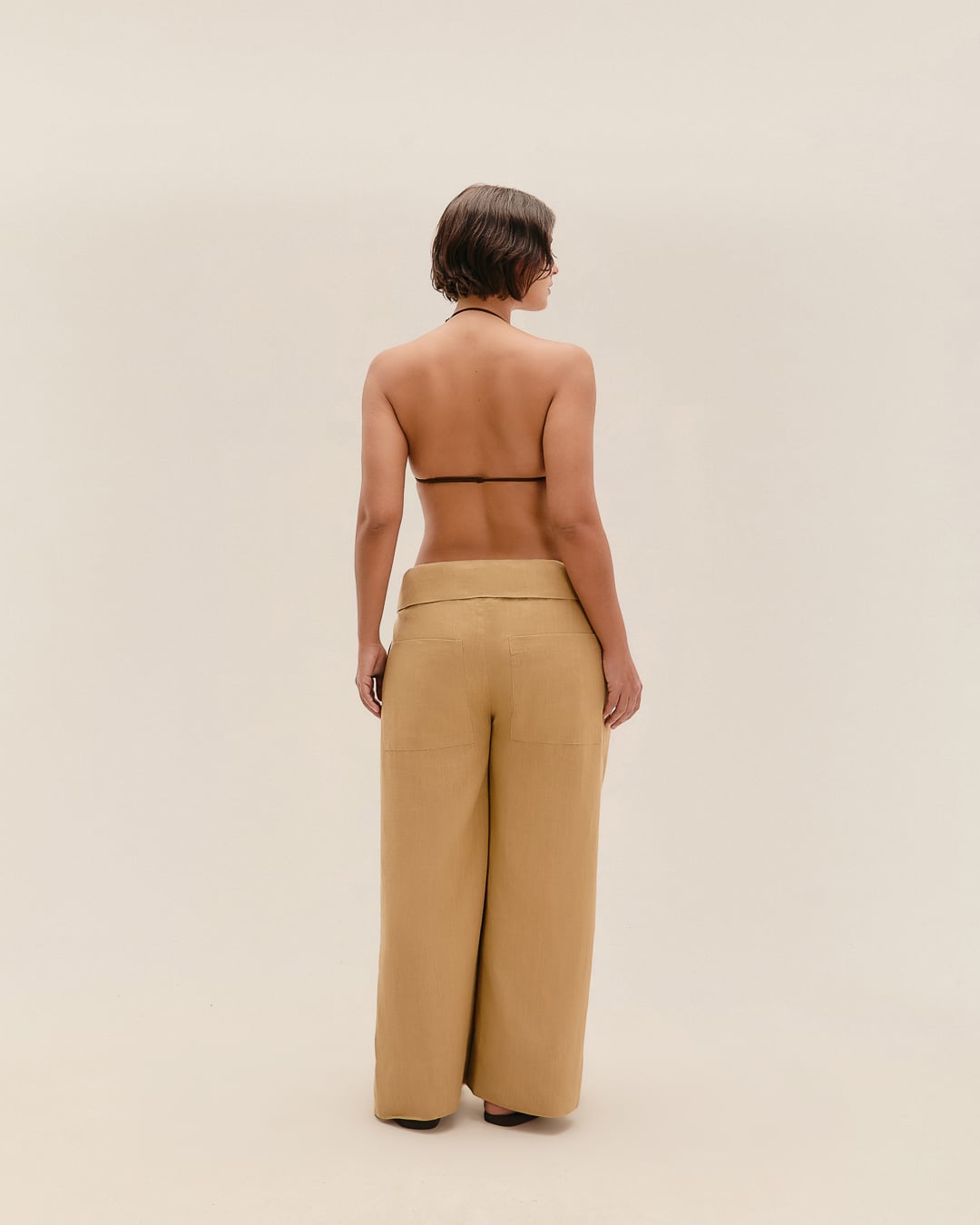 Calça Grazi Linho Bege Satu