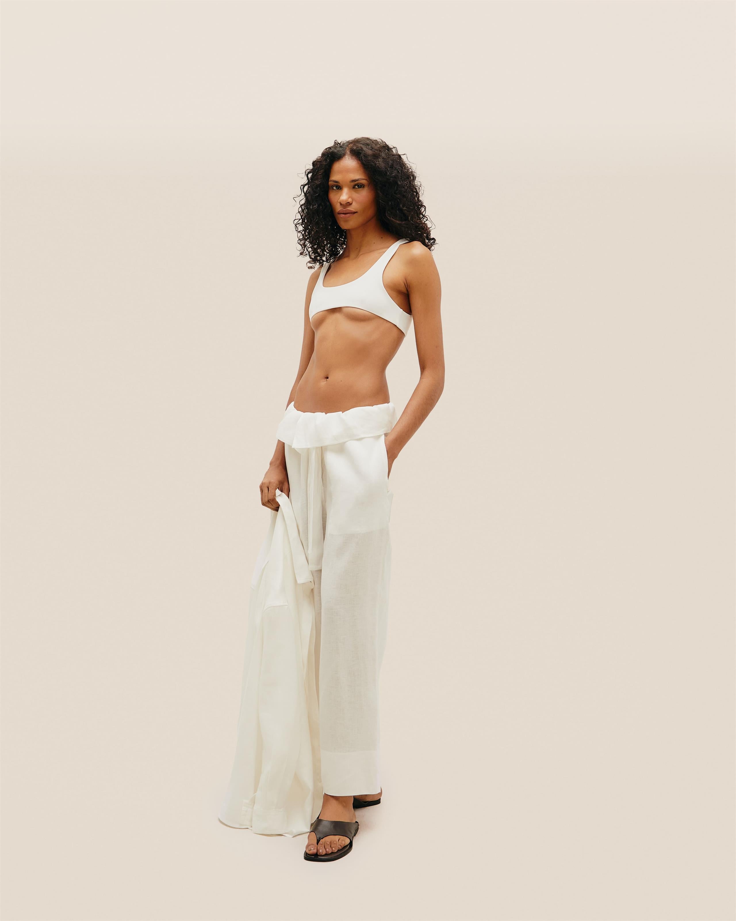 Calça Grazi Linho Off-White