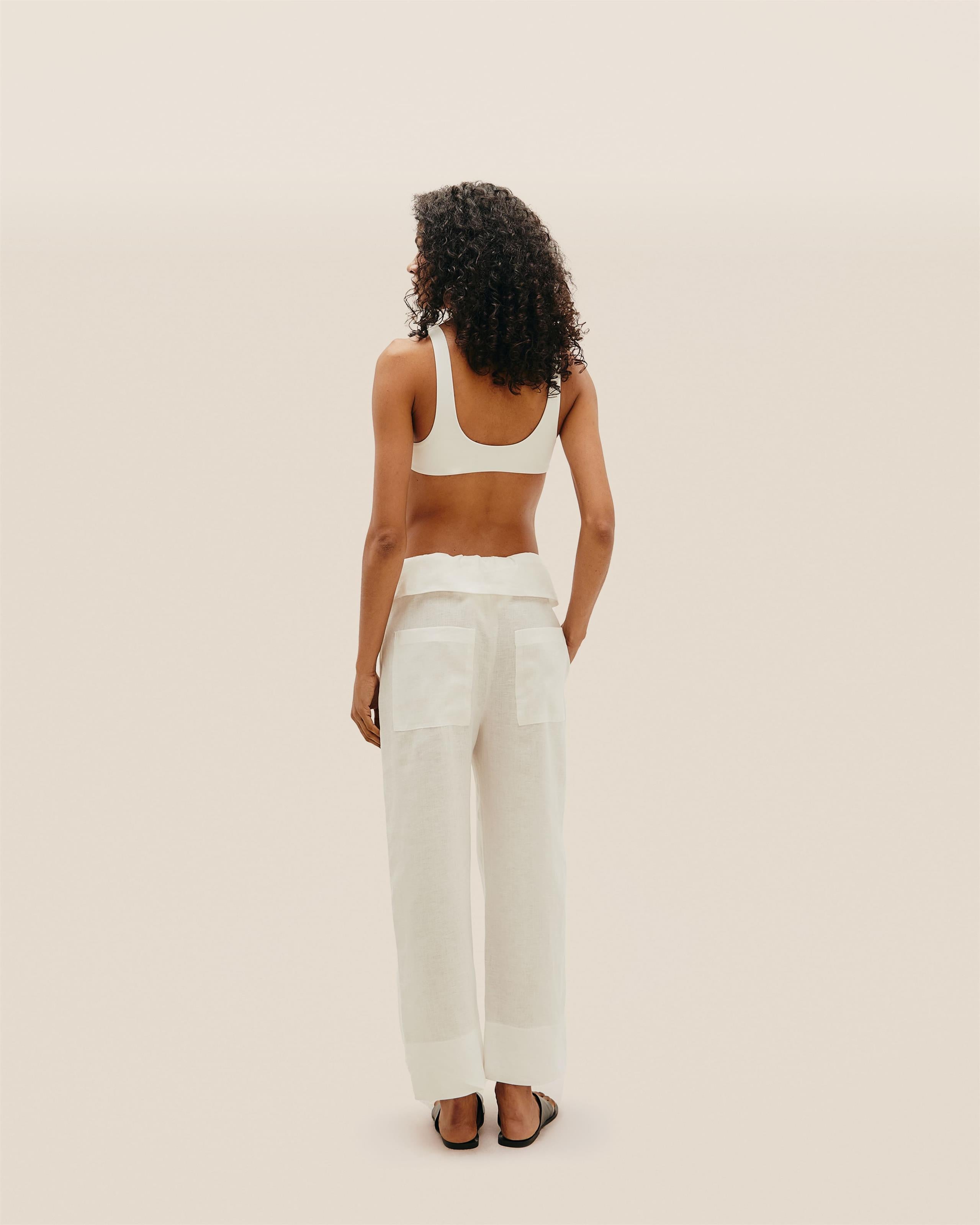 Calça Grazi Linho Off-White