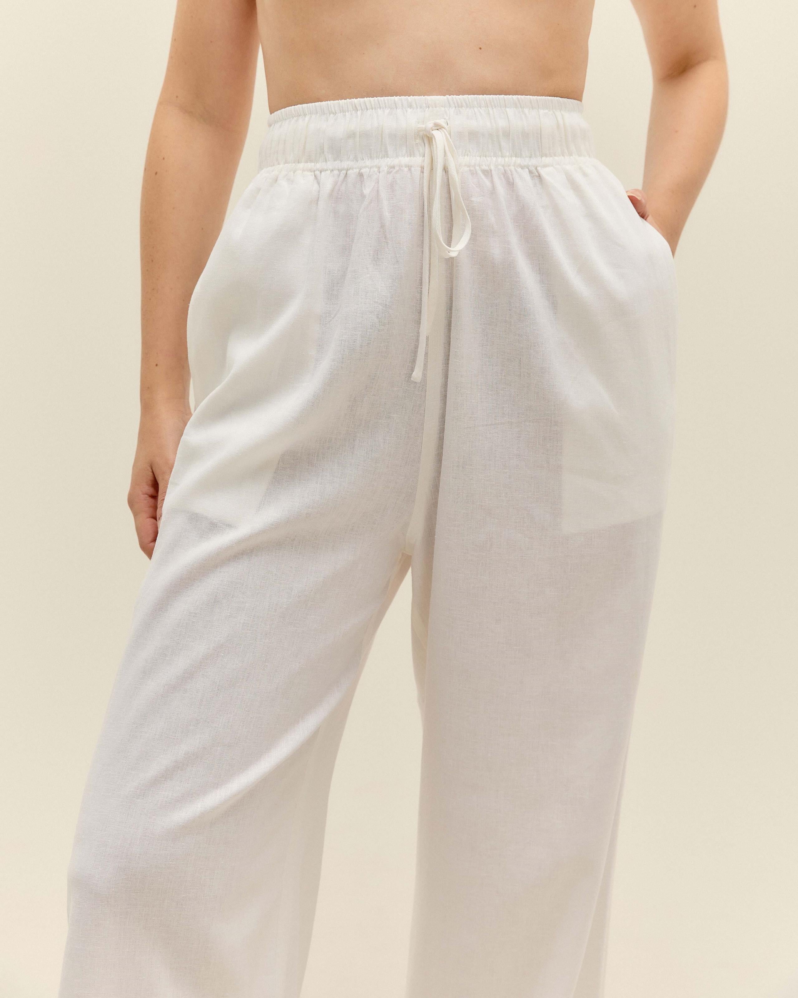 Calça Irene Linho Off-White