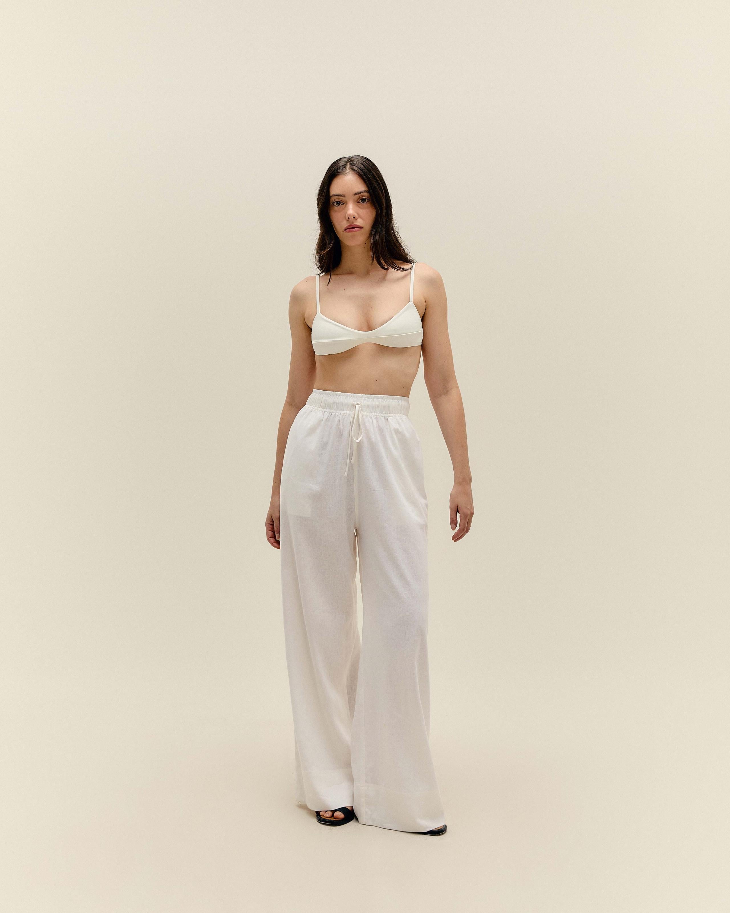 Calça Irene Linho Off-White