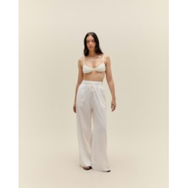 Haight — Calça Irene Linho Off-White