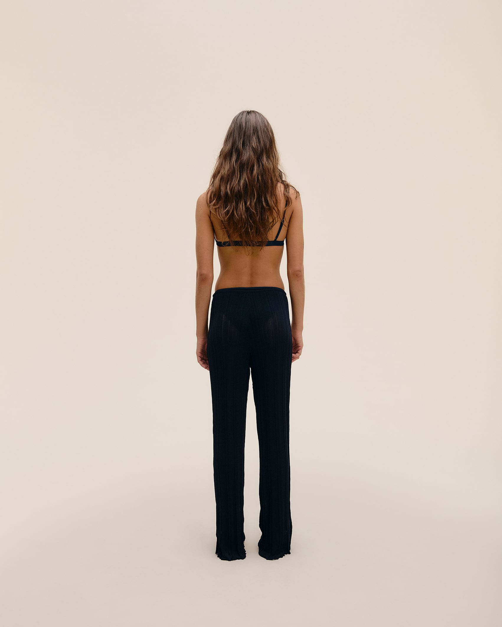Calça Lana Tricot Marinho Classico