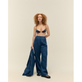 Haight — Calça Lara Linho Marinho