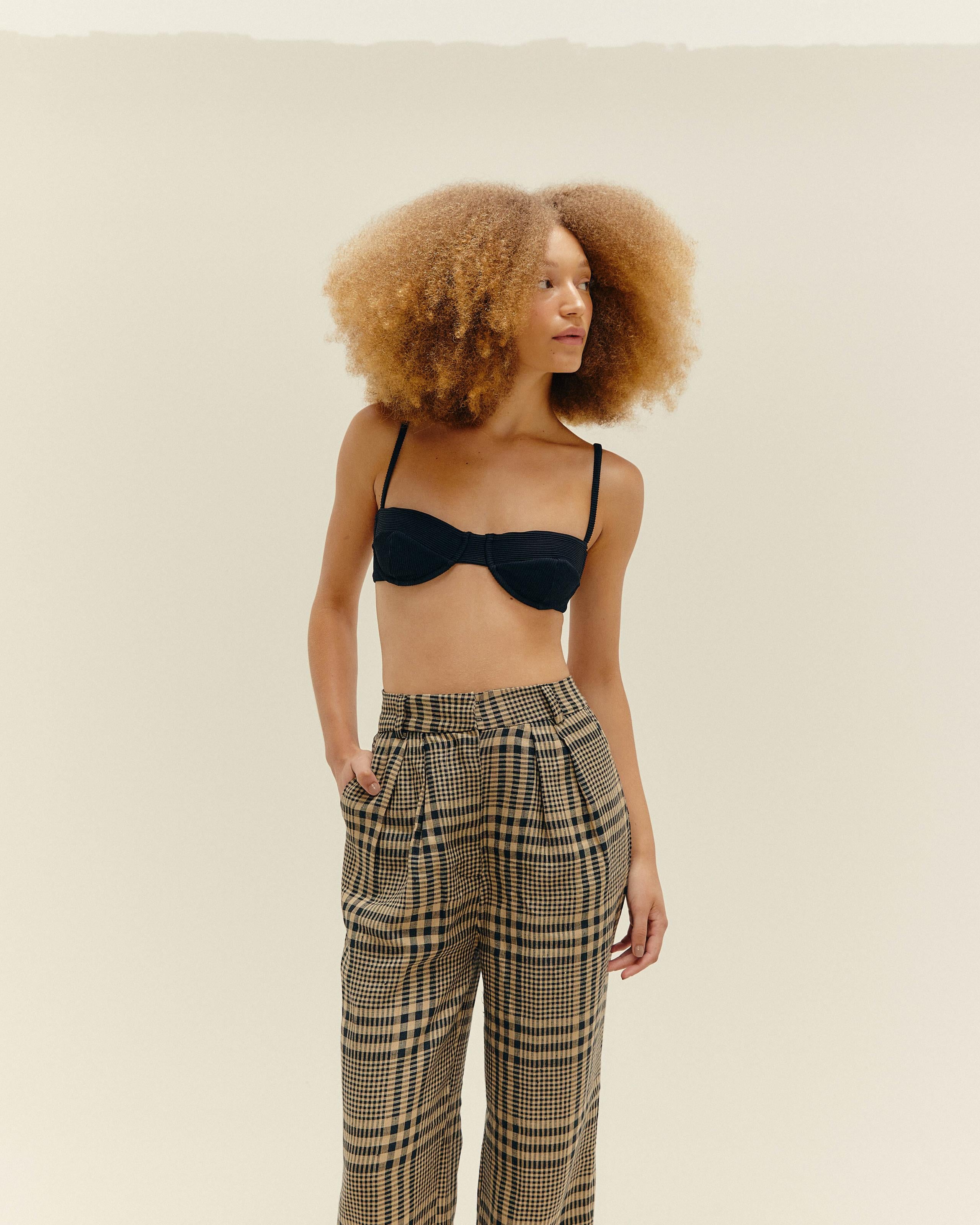 Calça Lara Xadrez Jane