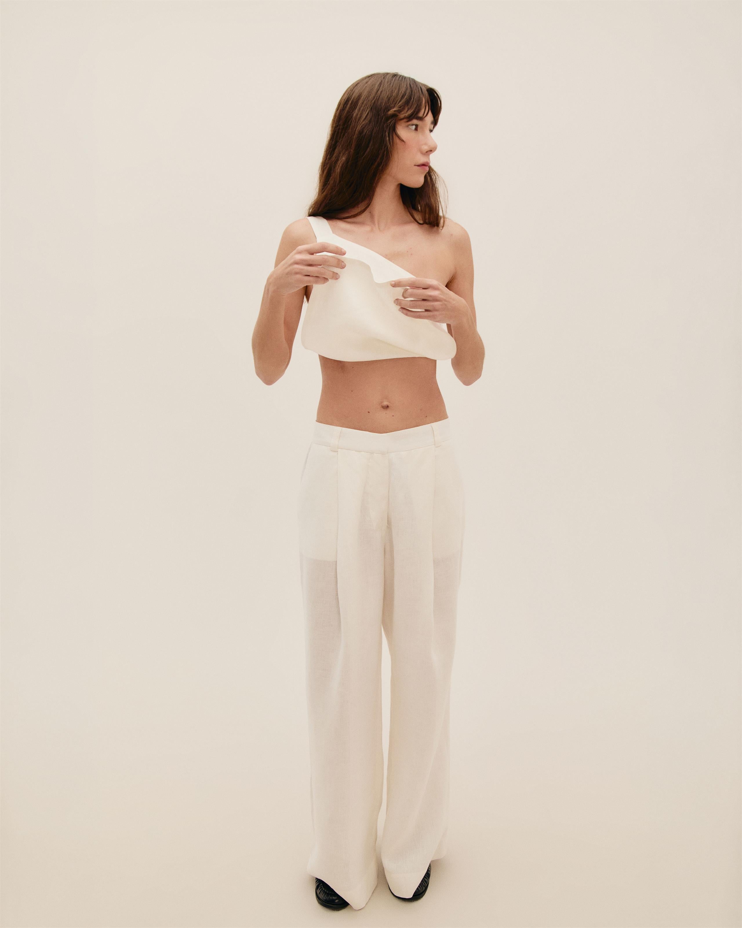 Calça Larissa Linho Off-White