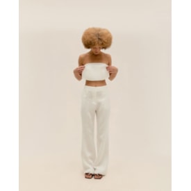 Haight — Calça Paola Linho Off-White
