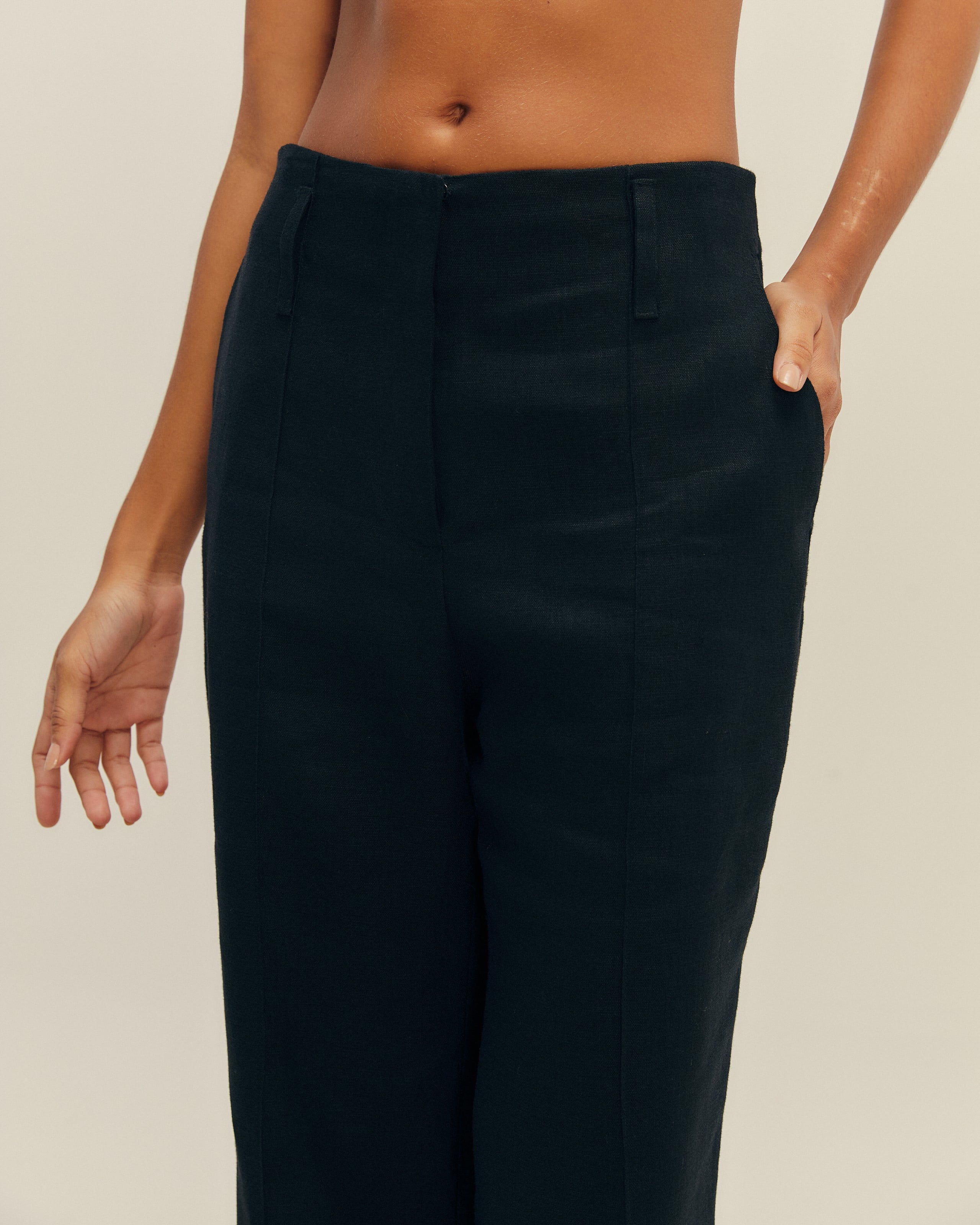 Calça Paola Linho Preto