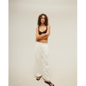 Haight — Calça Sara Linho Off-White