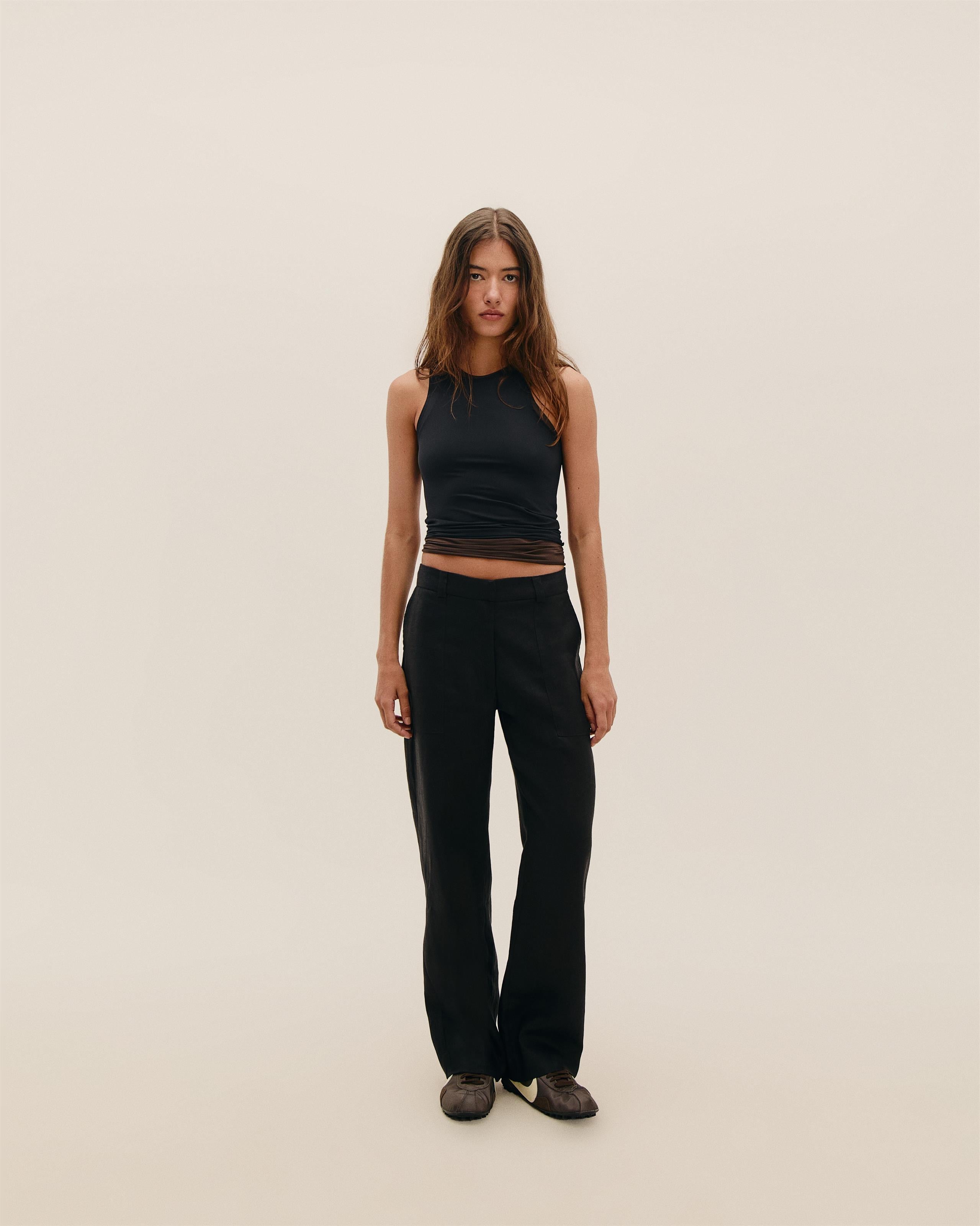 Calça Thidu Linho Preto