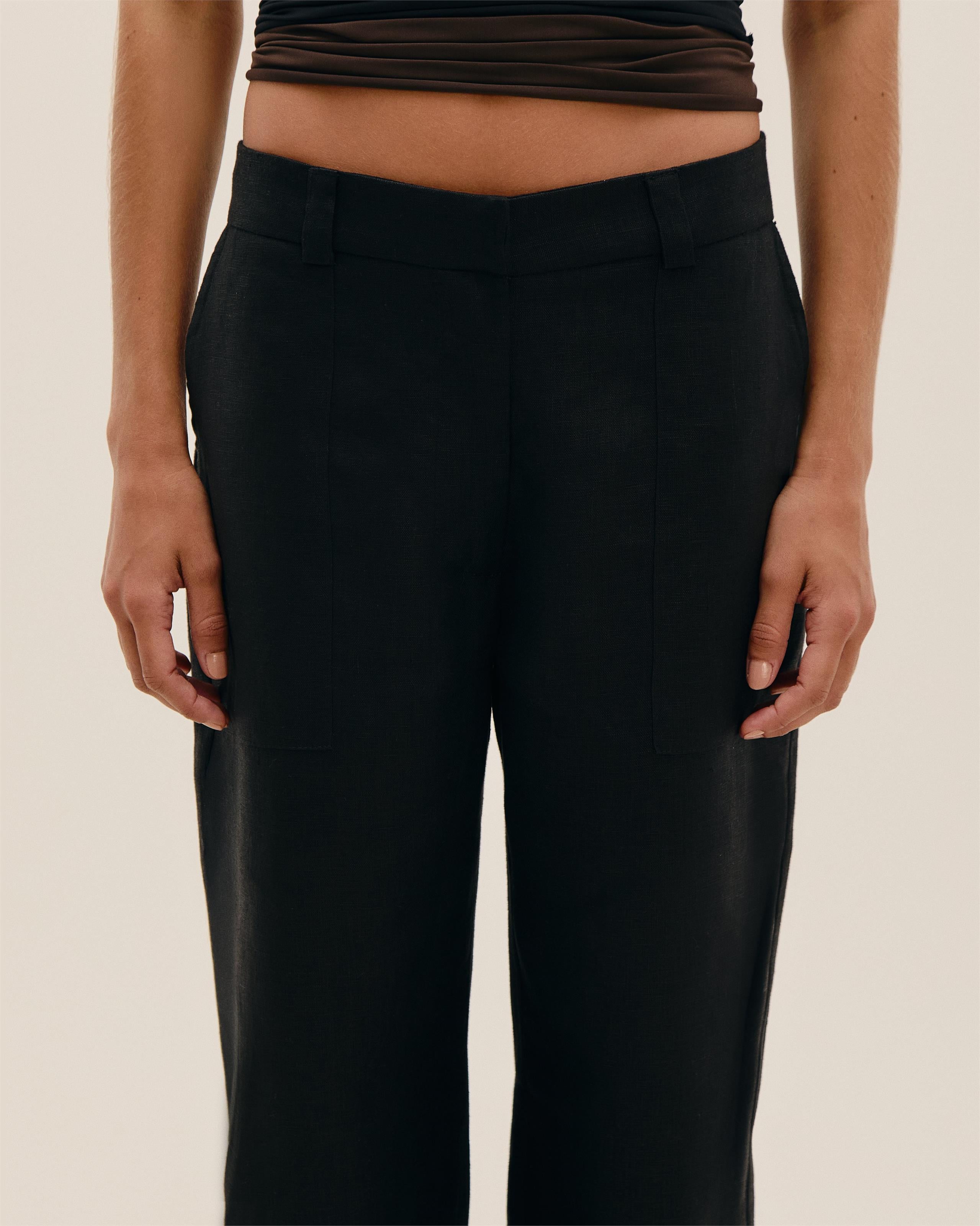 Calça Thidu Linho Preto