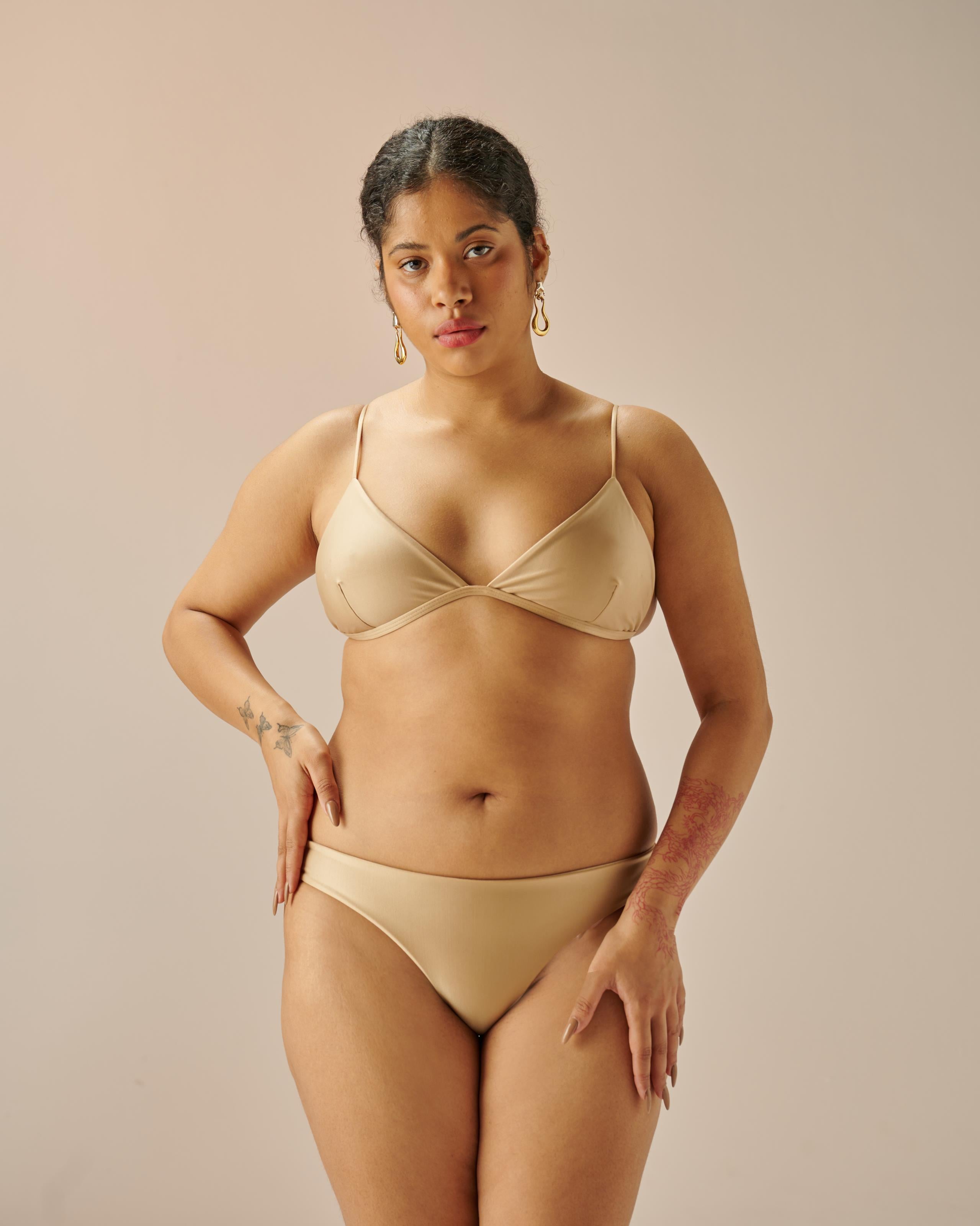 Calcinha Basic Bege Satu