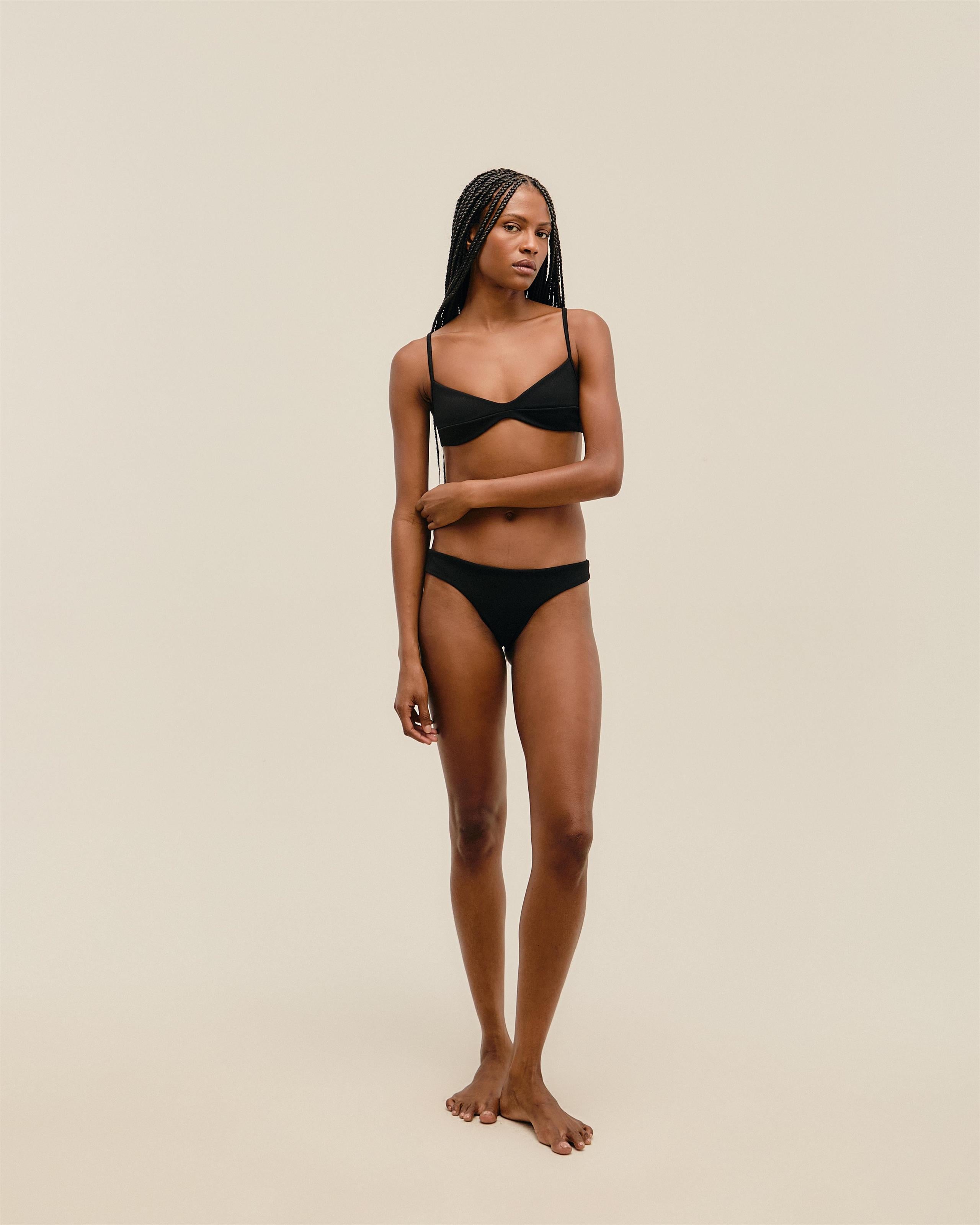 Calcinha Basic Crepe Preto