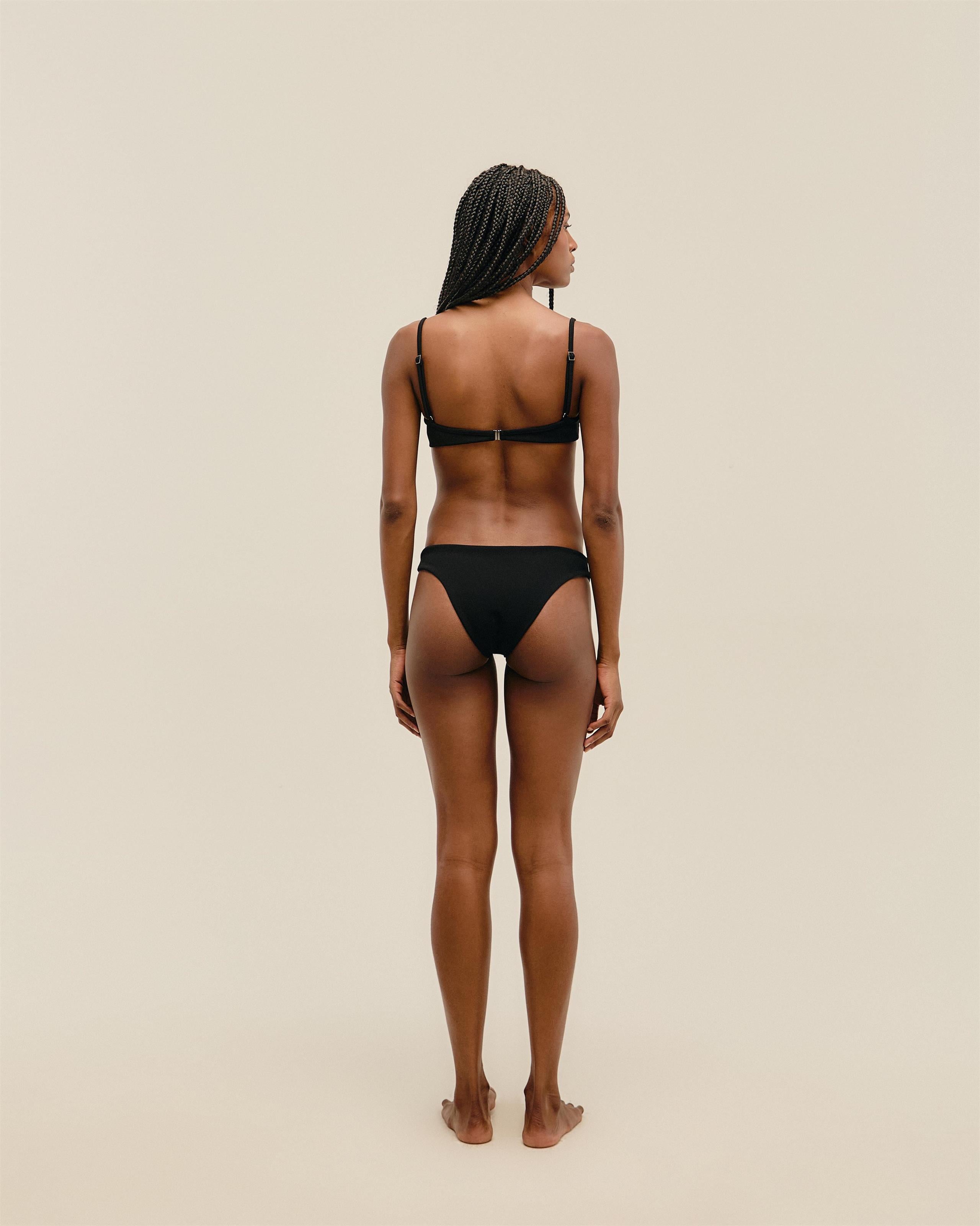 Calcinha Basic Crepe Preto