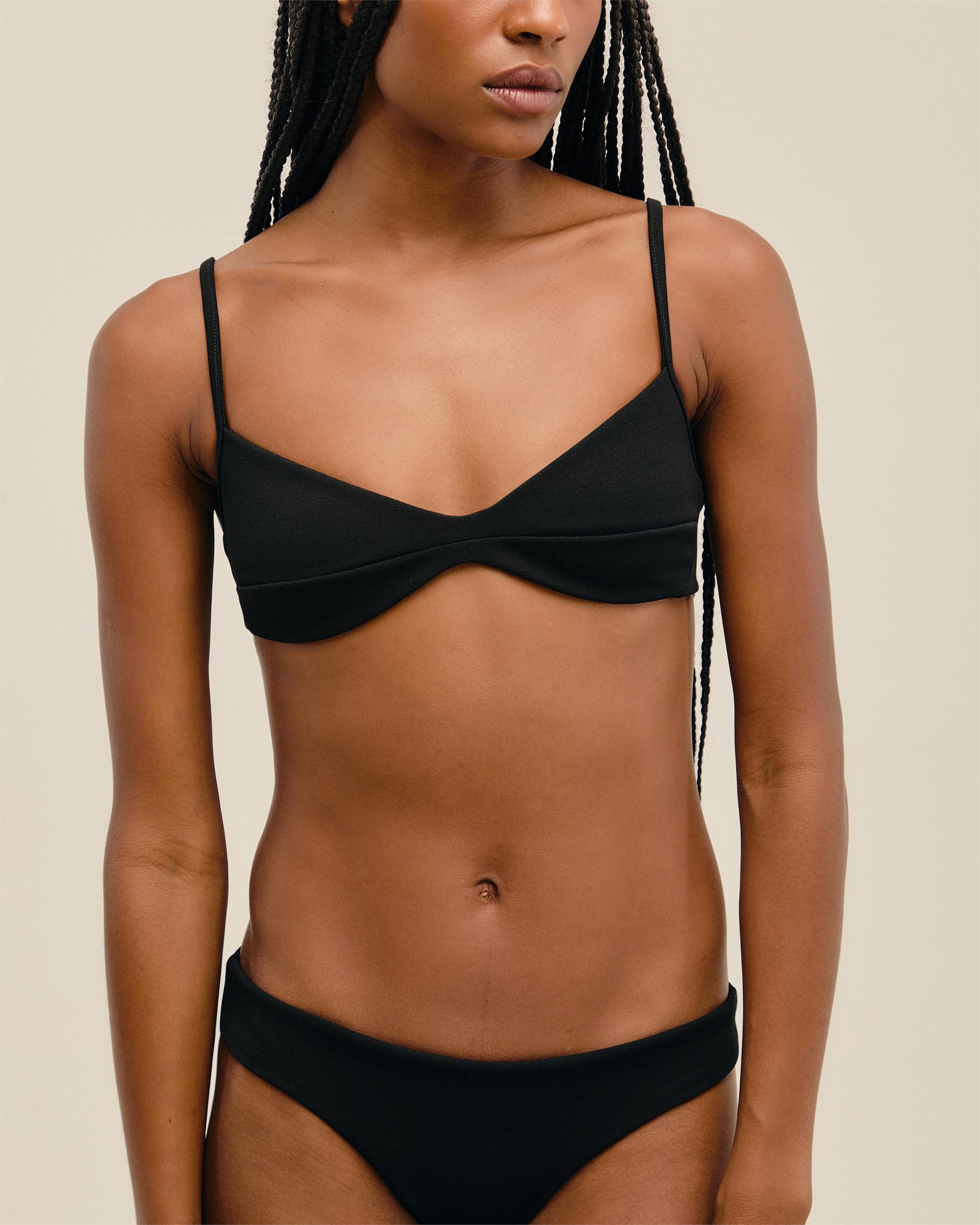 Calcinha Basic Crepe Preto