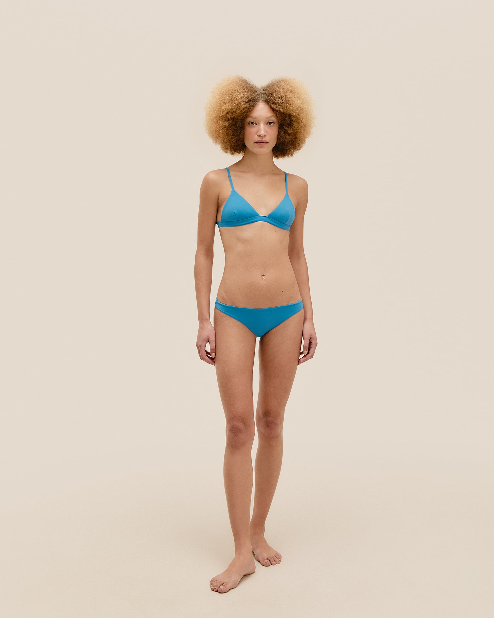Calcinha Basic Fina Azul Ceu
