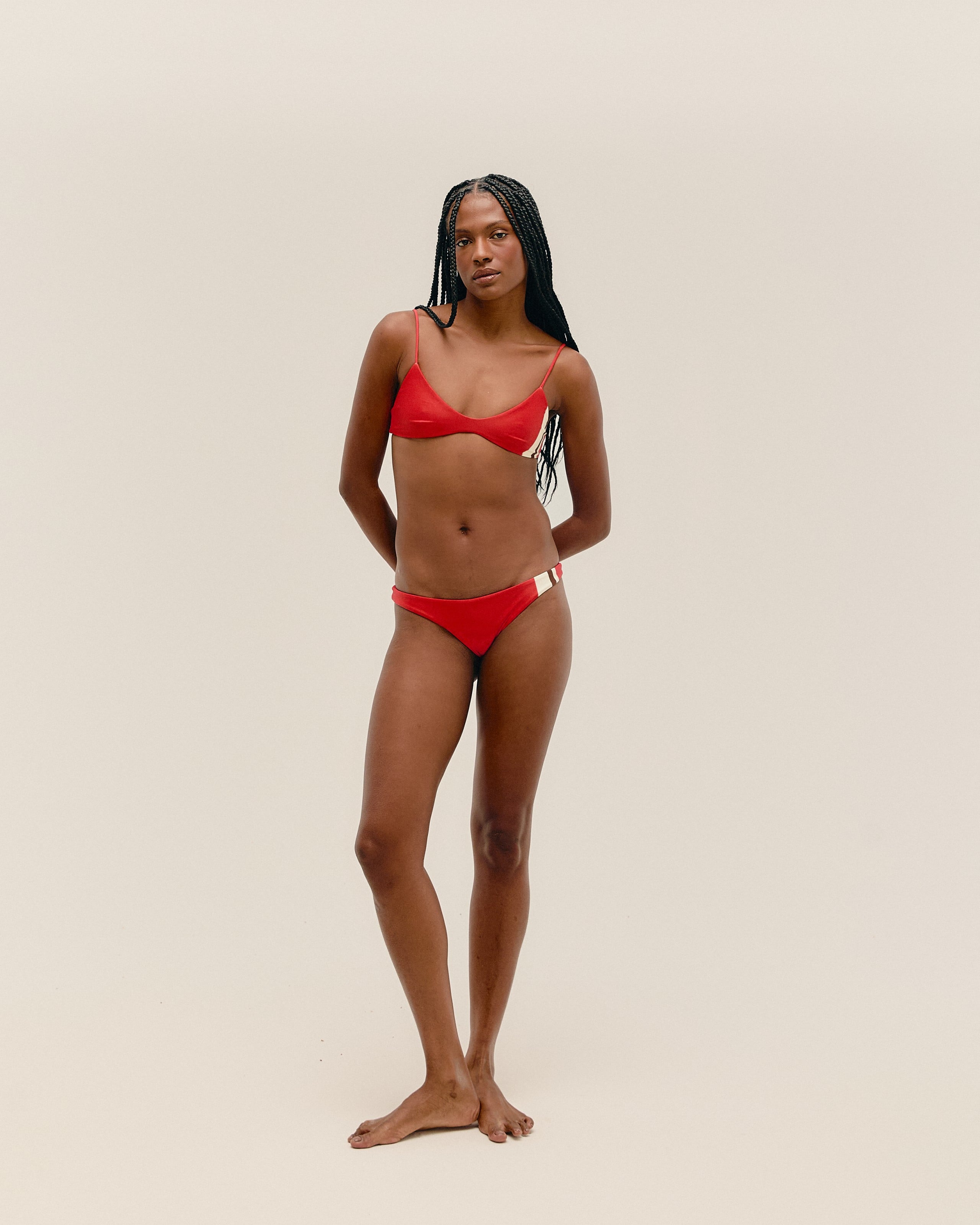 Calcinha Basic Fina Listras Sport