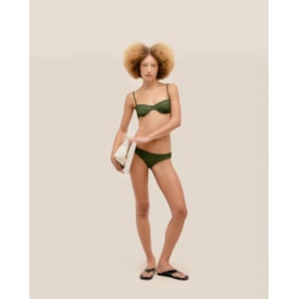 Haight — Calcinha Basic Nervura Verde Oliva