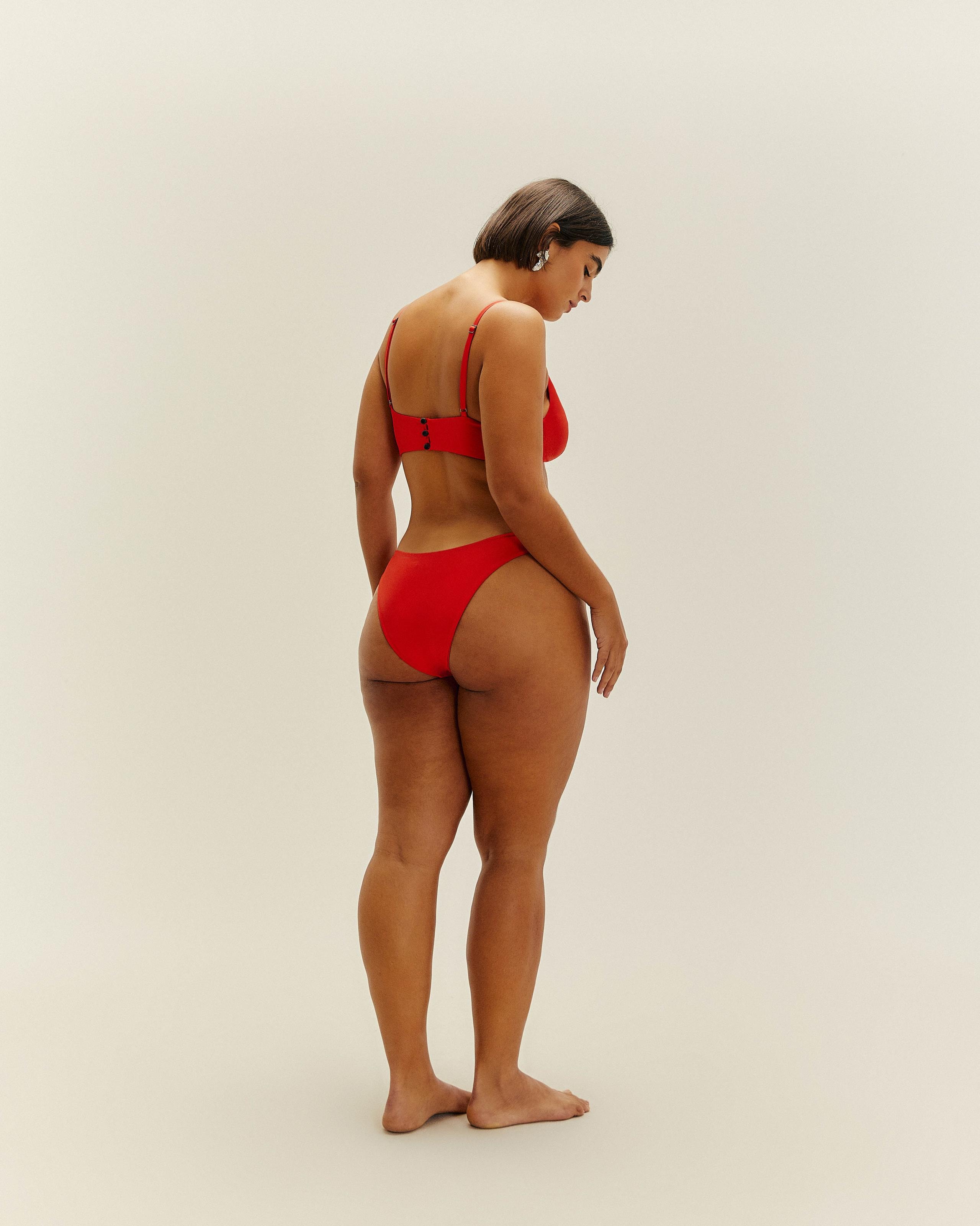 Calcinha Basic Vermelho Desvio