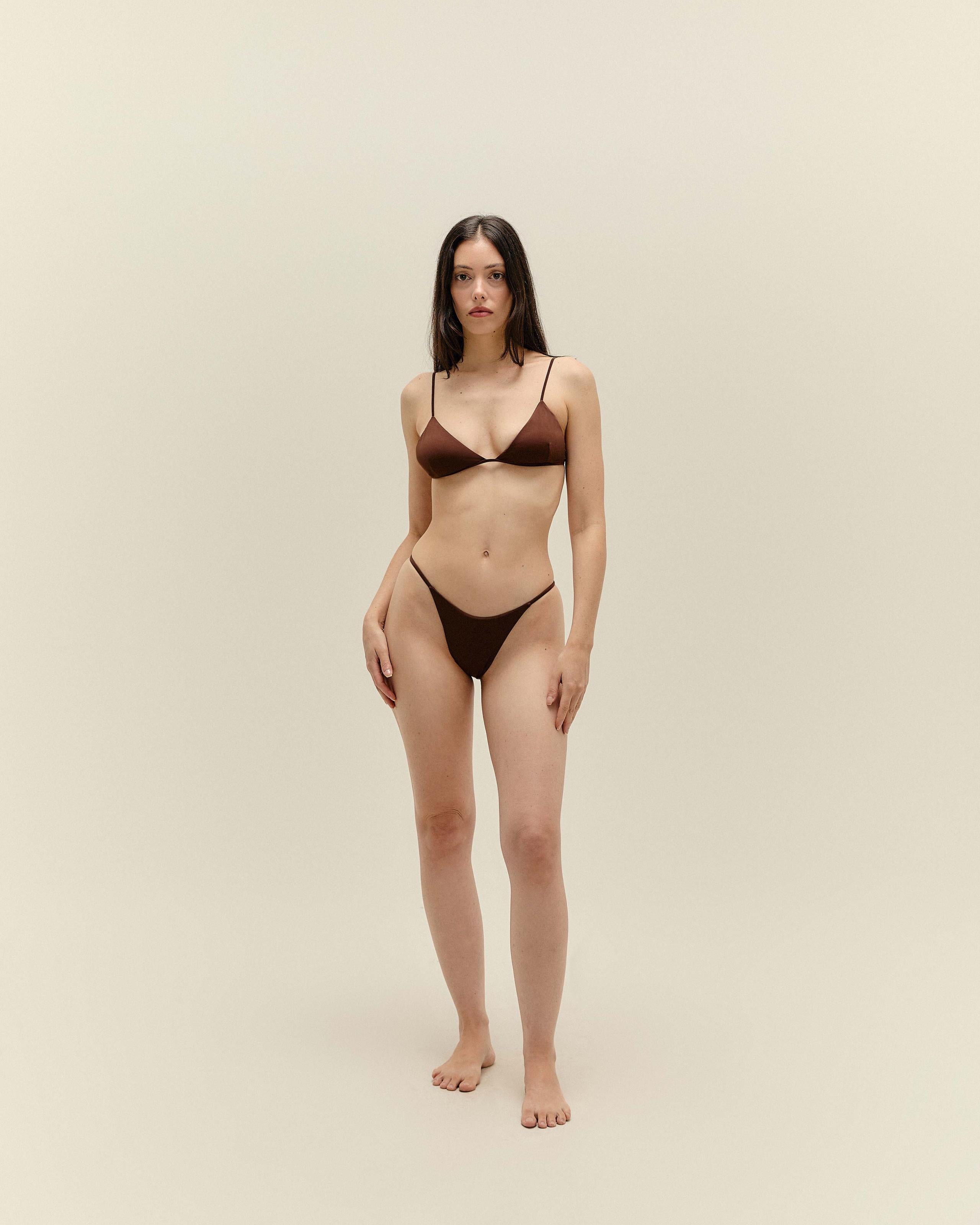 Calcinha Clara Marrom Brauna