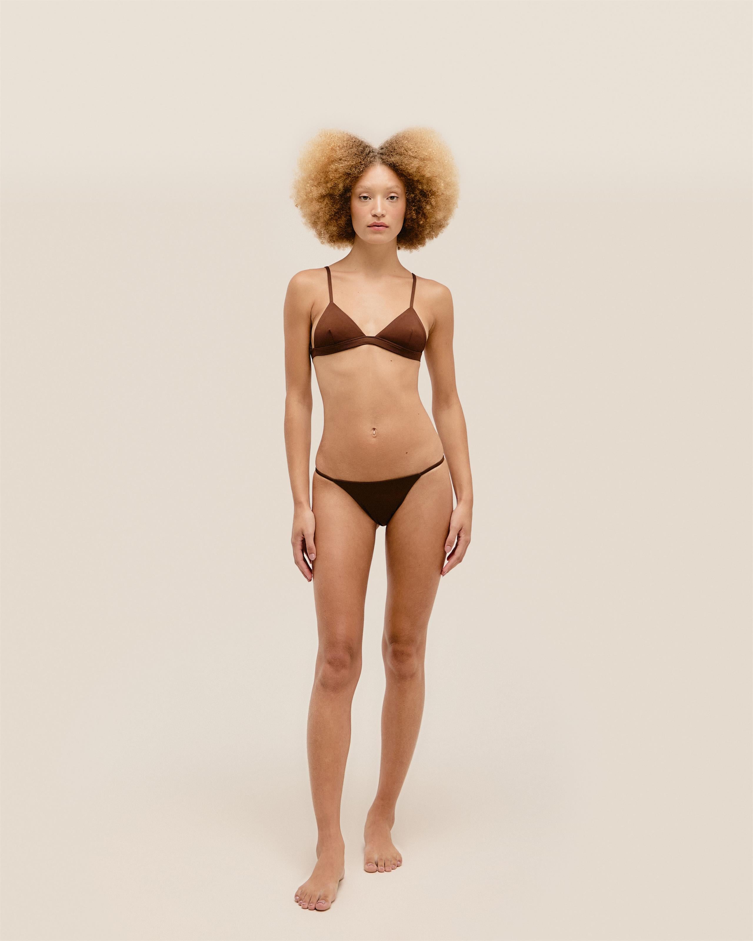 Calcinha Lari Marrom Brauna