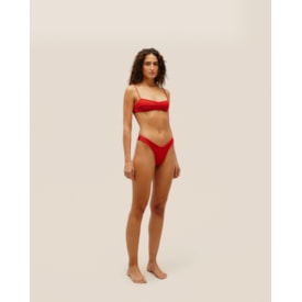 Haight — Calcinha Leila Nervura Vermelho Desvio