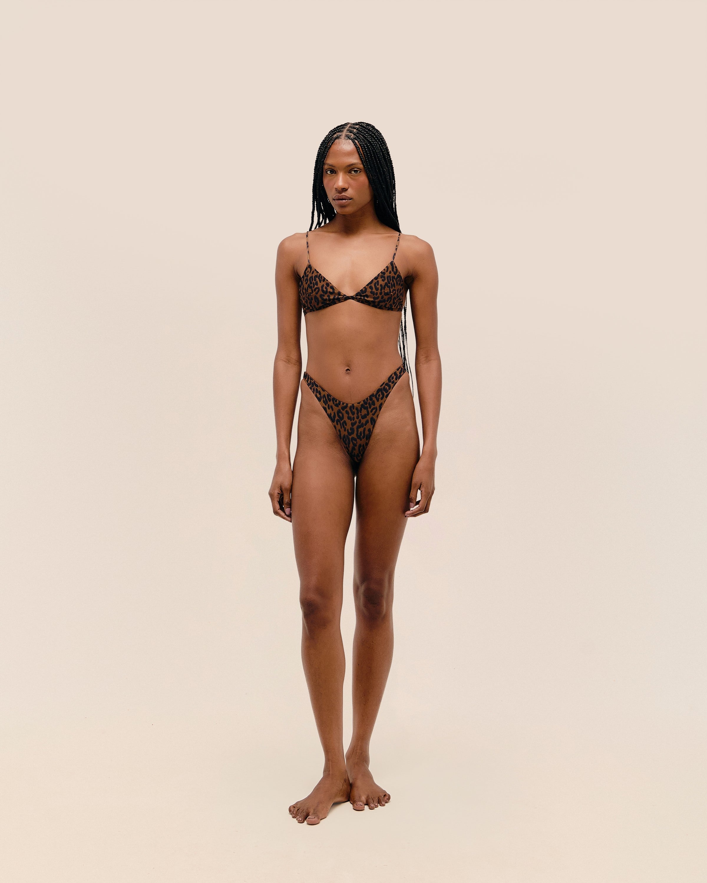 Calcinha Lola Estampado Onça Noir