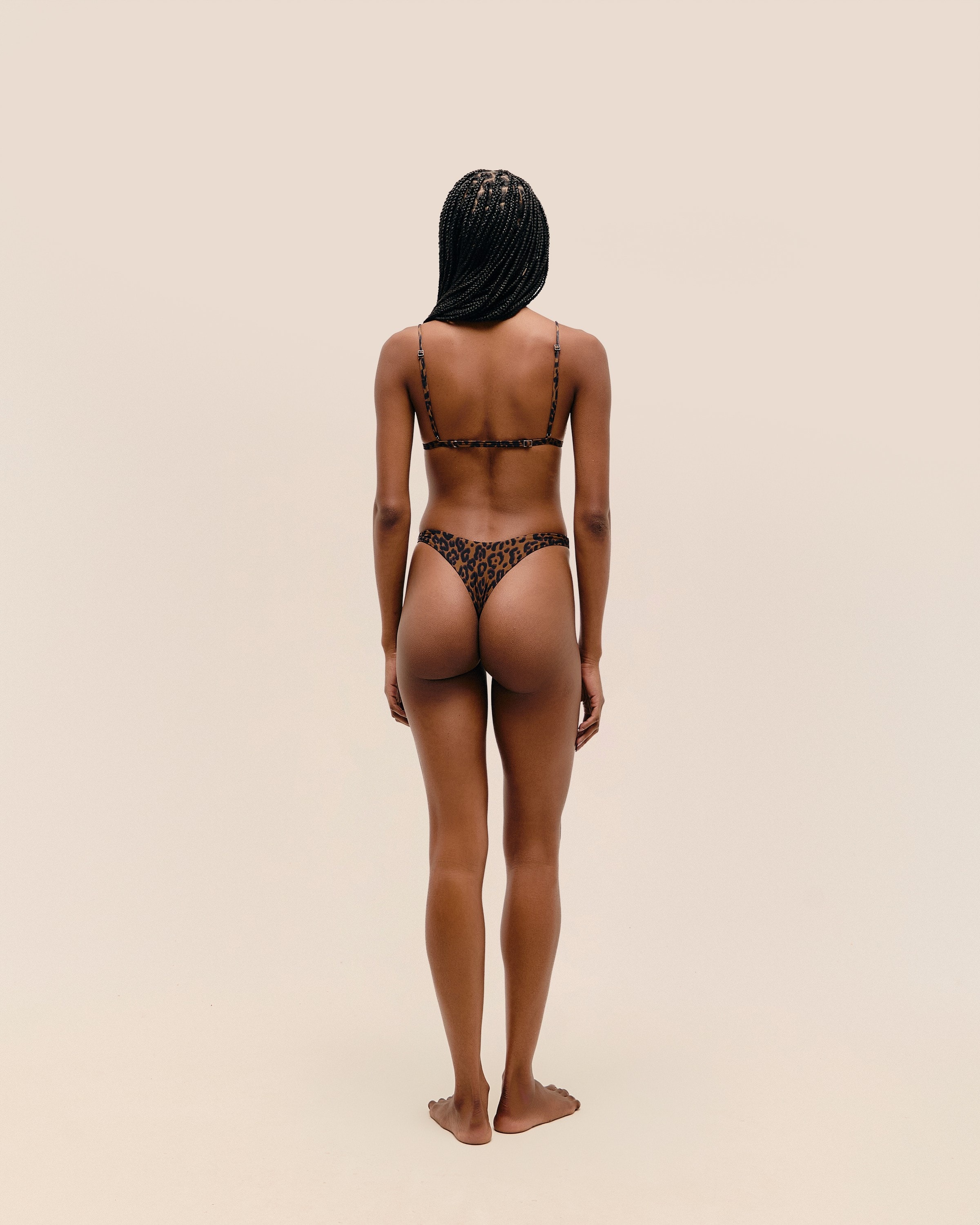 Calcinha Lola Estampado Onça Noir