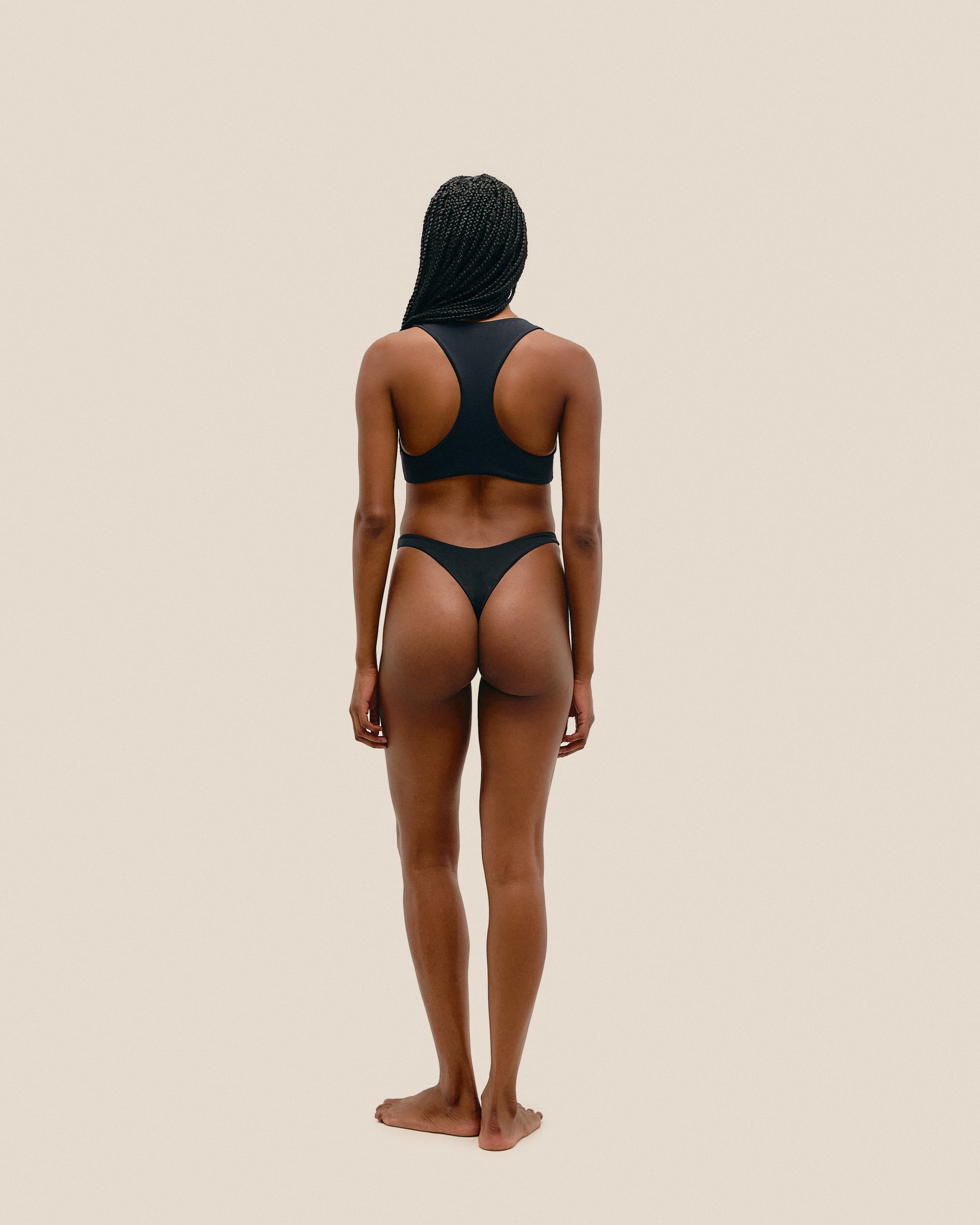 Calcinha Lore Lycra Encorpada Preto