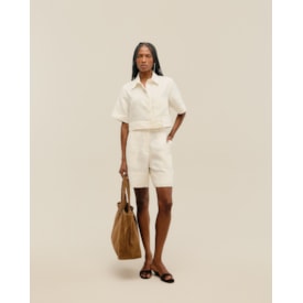 Haight — Camisa Bella Linho Off-White