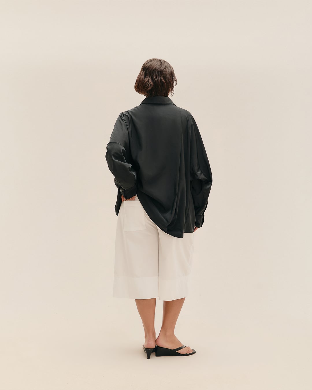 Camisa Oversized Nylon Preto