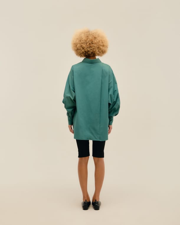 Camisa Oversized Verde Alga