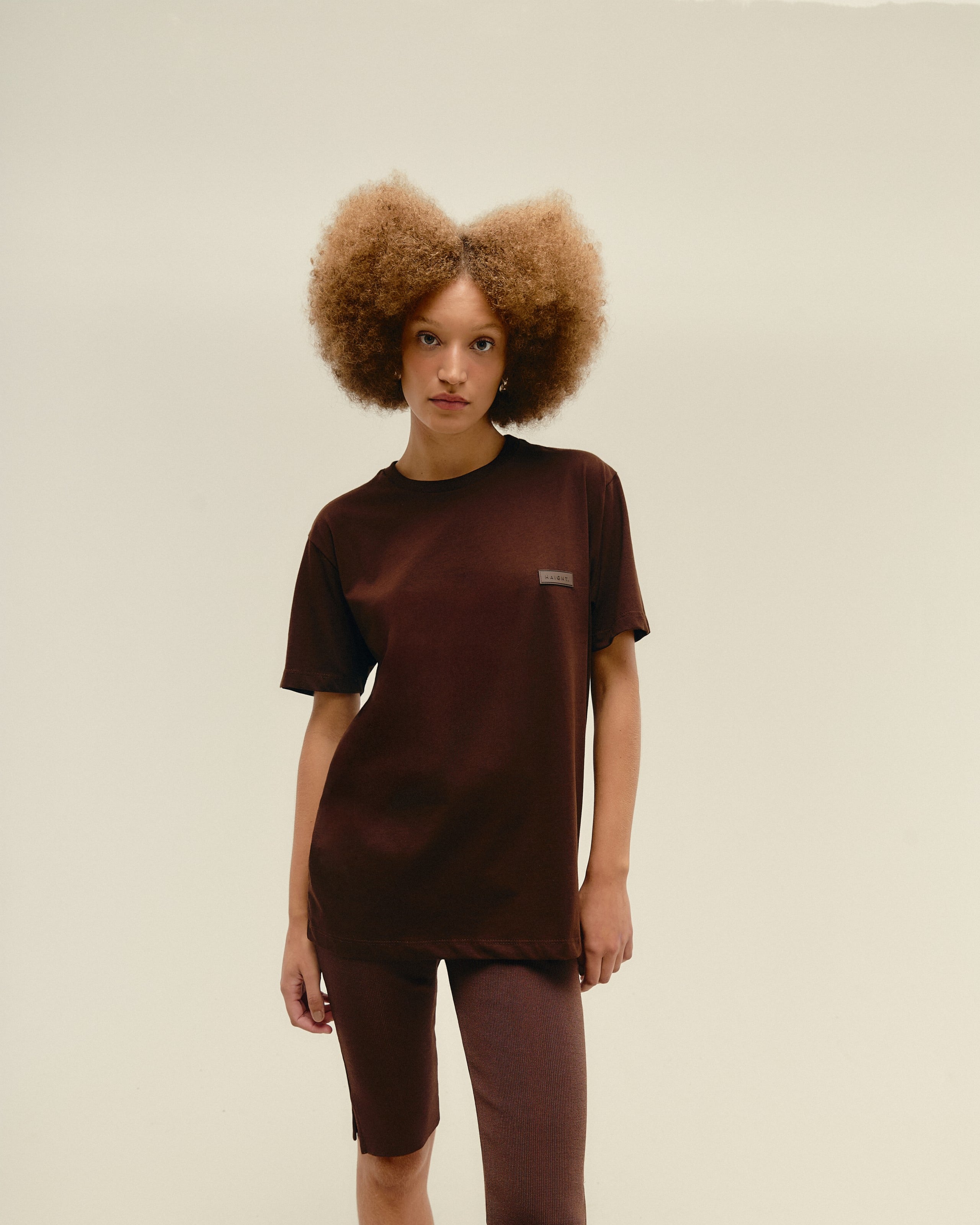 Camiseta Fil Marrom