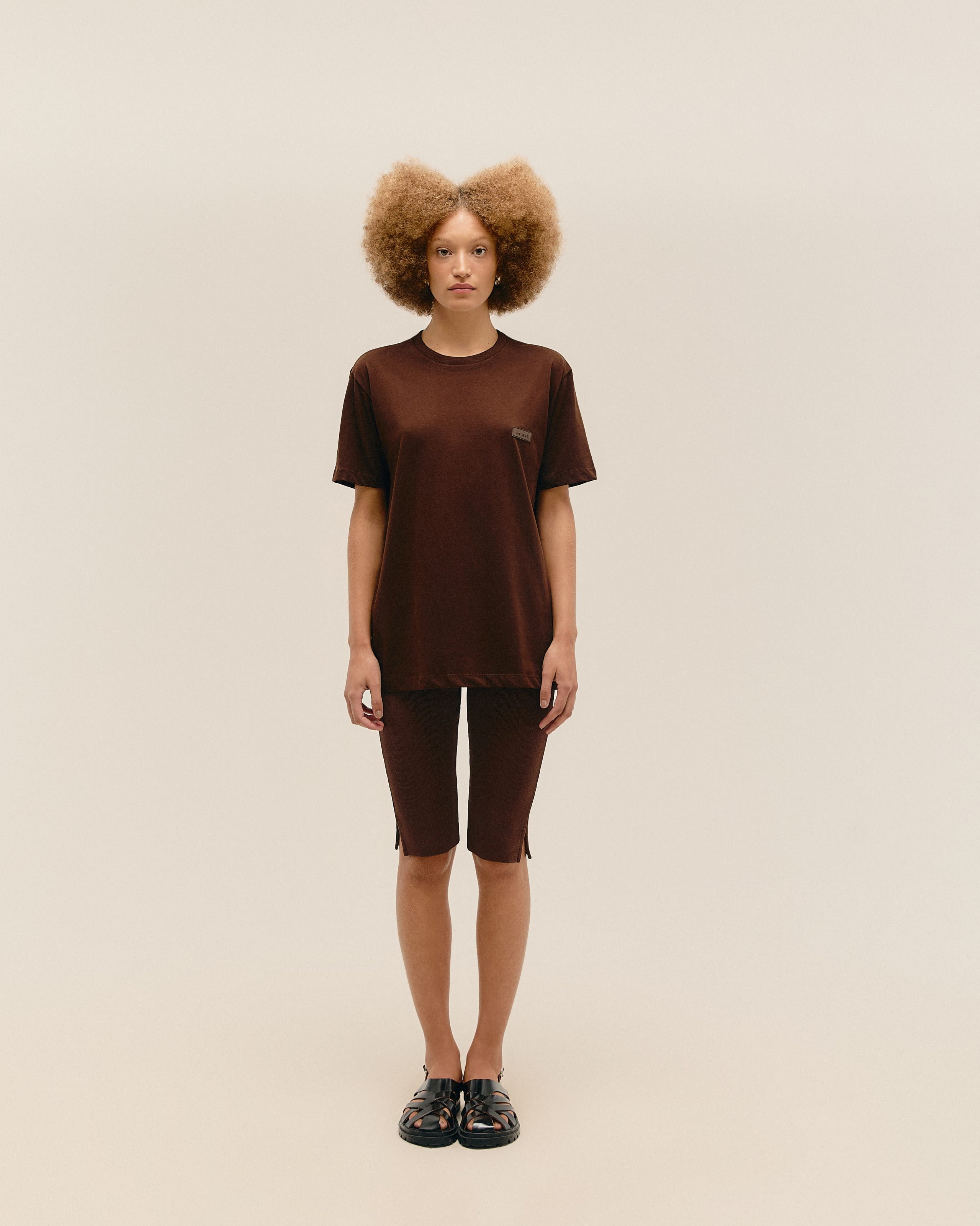 Camiseta Fil Marrom