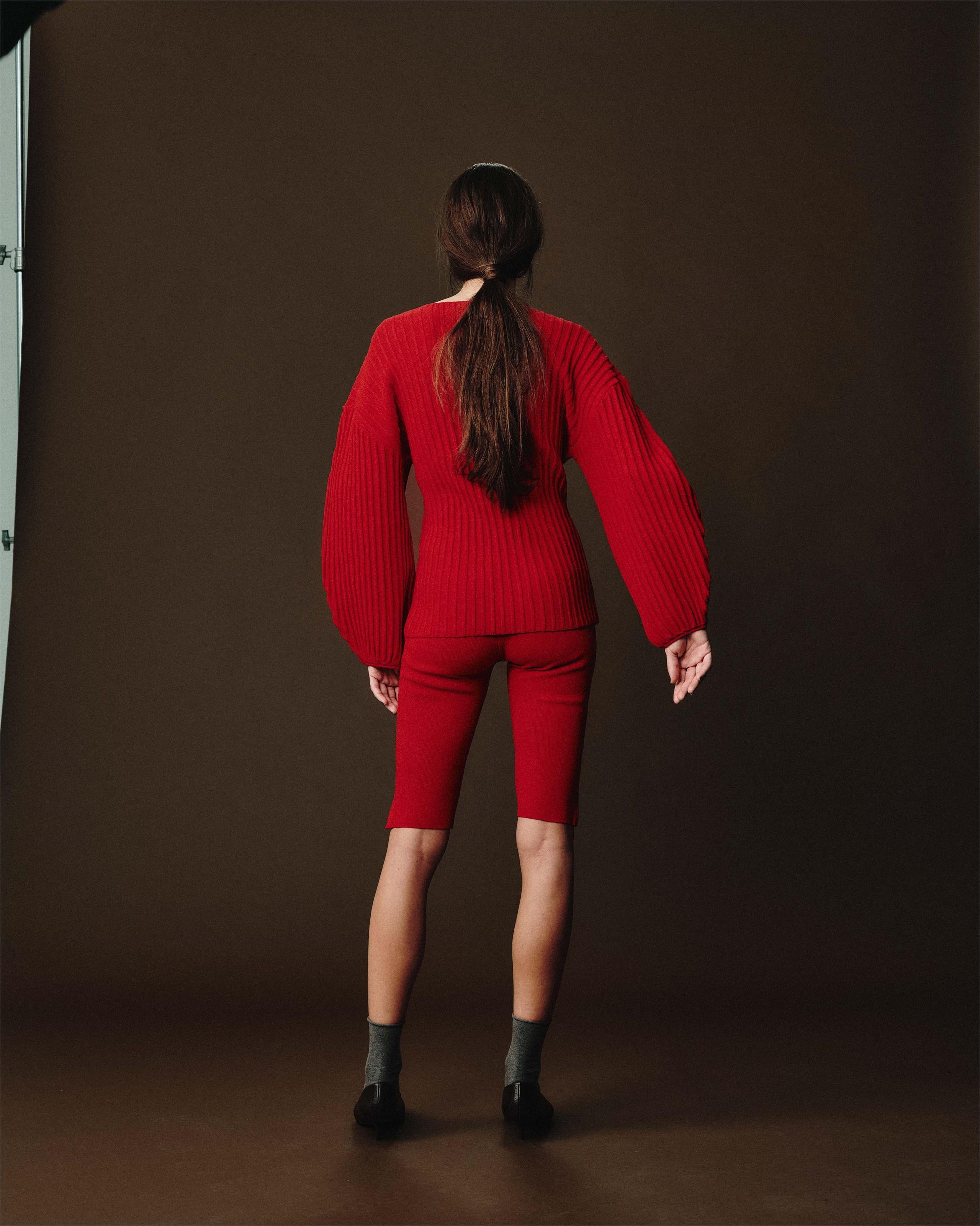 Cardigan Nala Tricot Vermelho