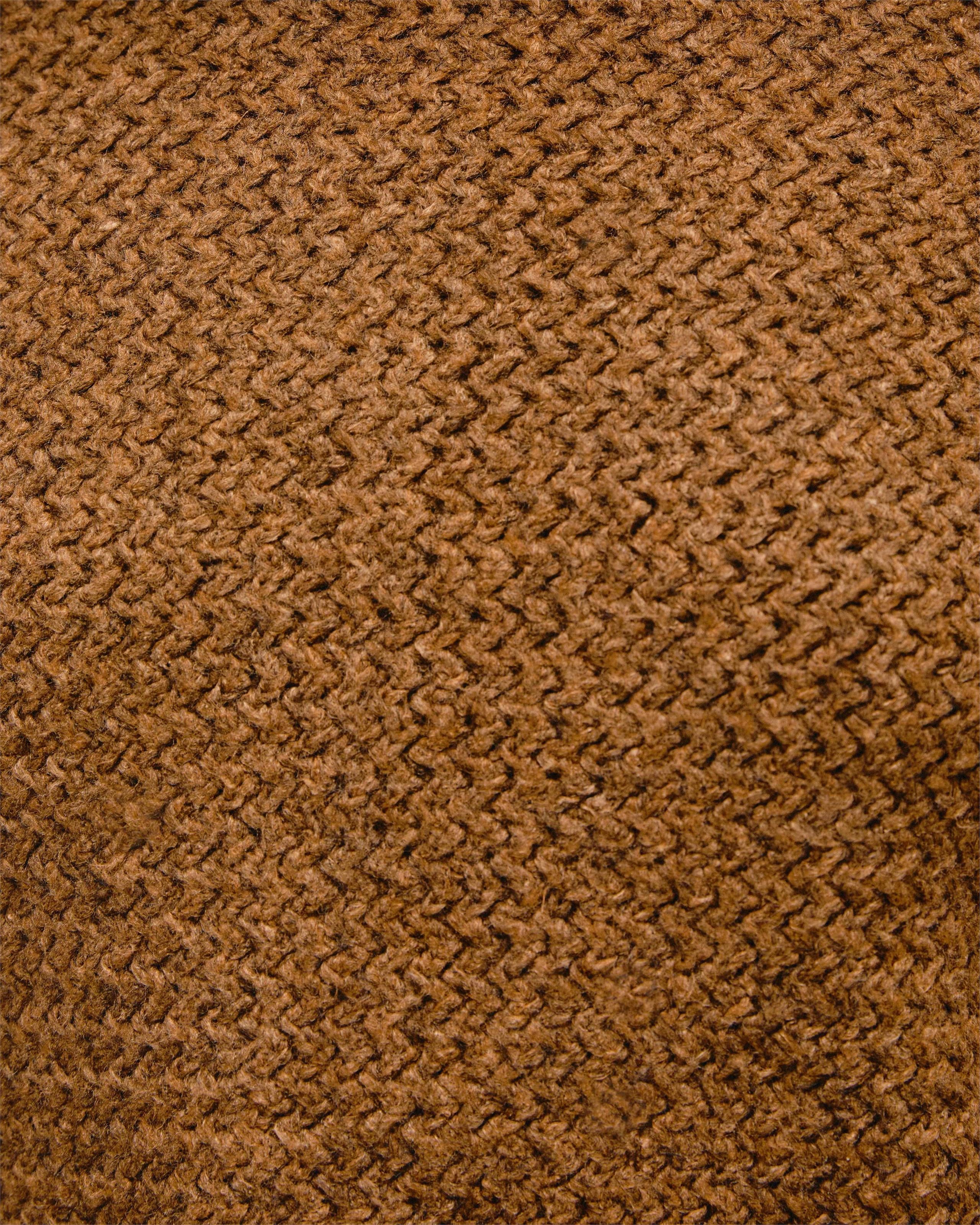 Casaco Bela Tricot Caramelo Queimado
