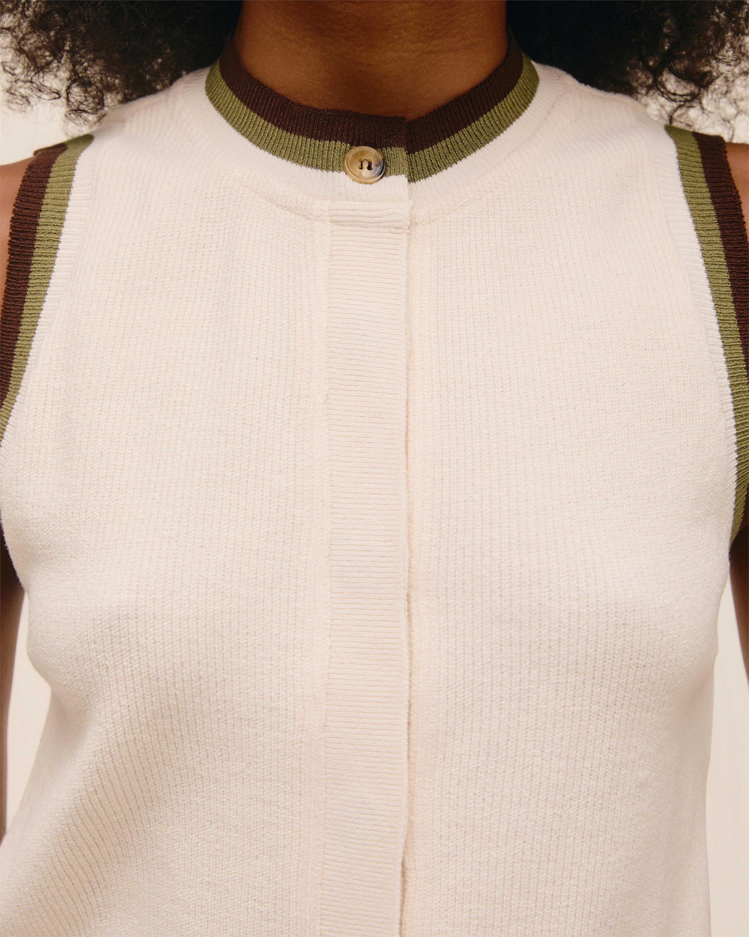 Colete Carolina Sport Tricot Bege