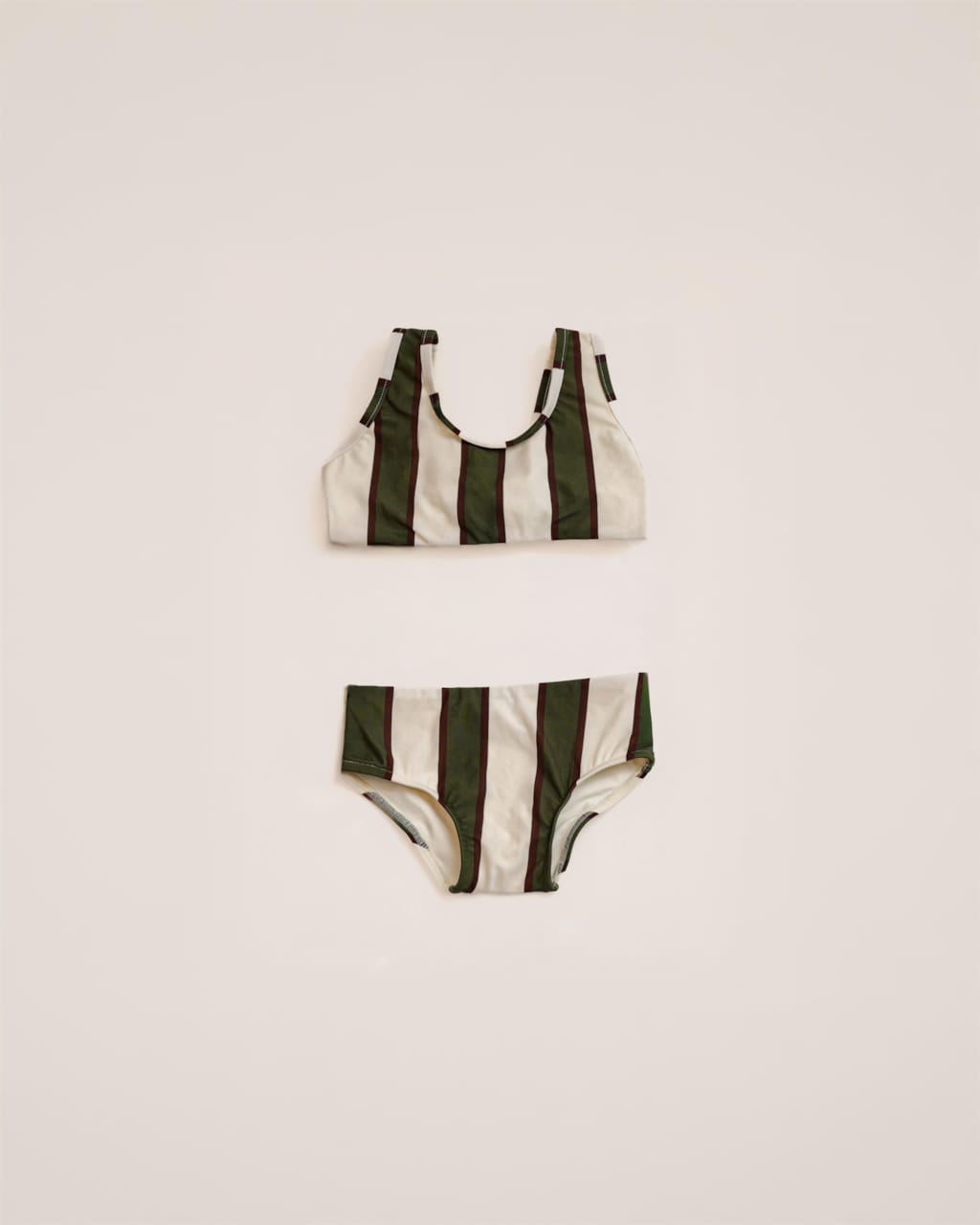Conjunto Maya Mini Listras Verde
