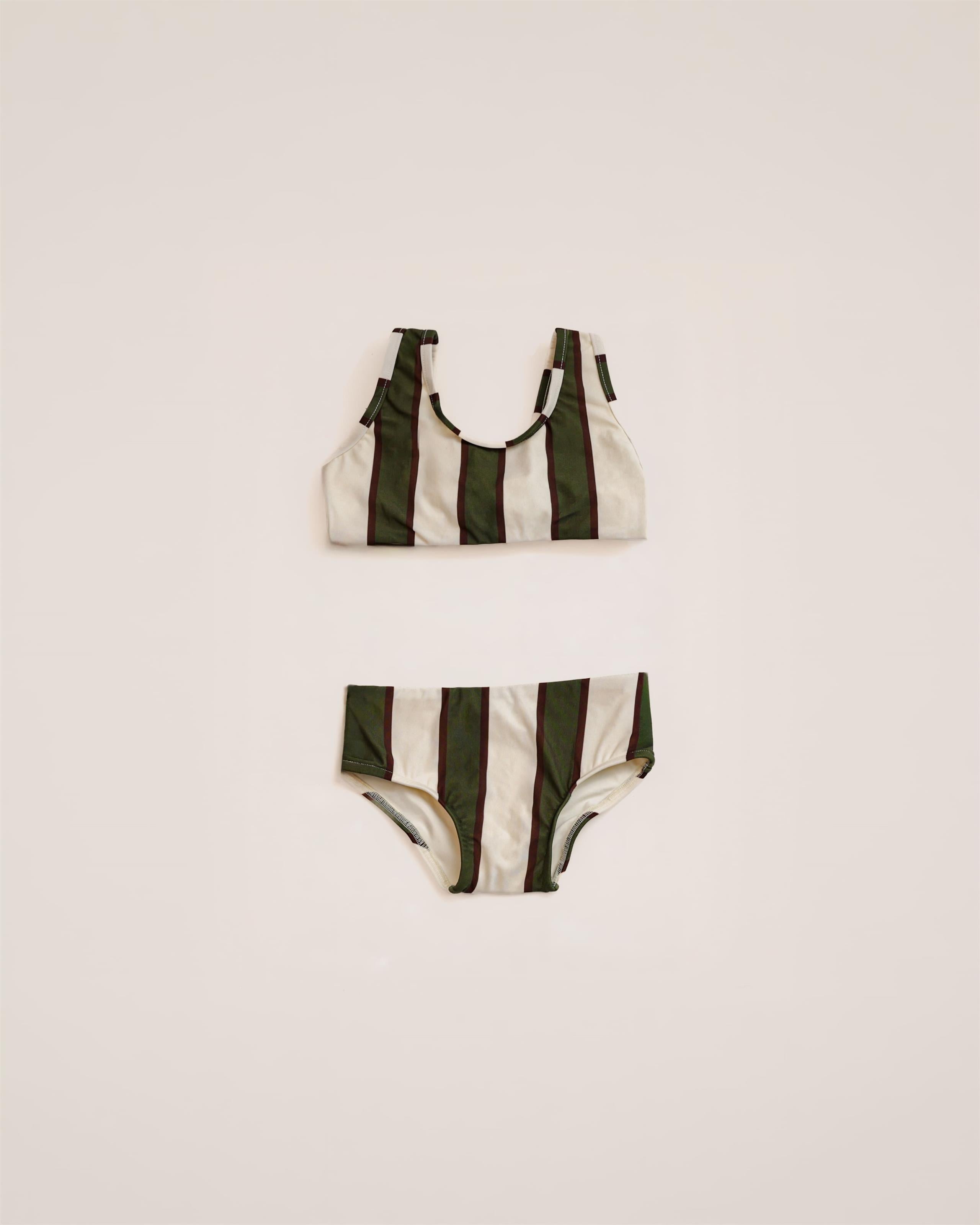 Conjunto Maya Mini Listras Verde