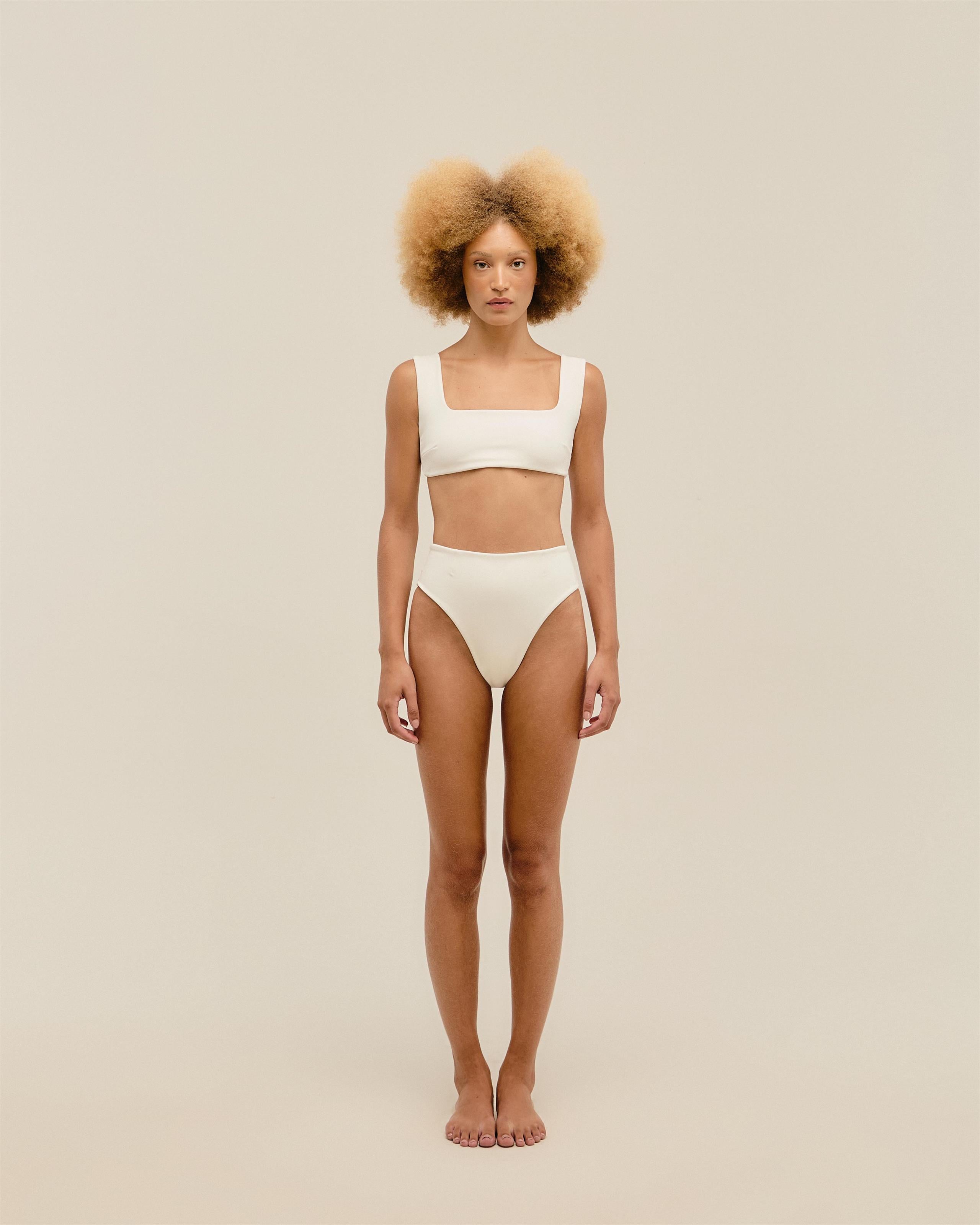 Hotpants Clássica Crepe Off-White