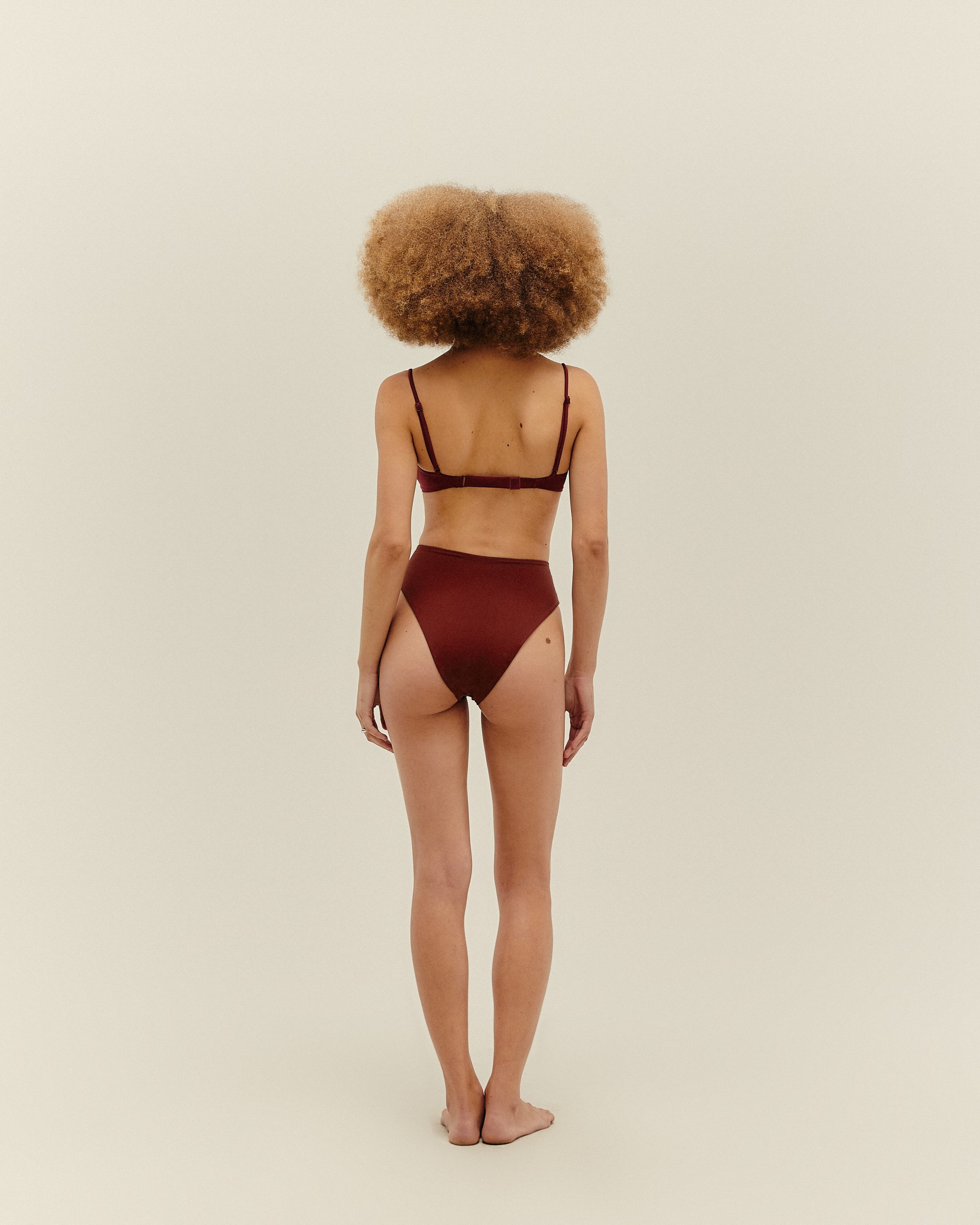 Hotpants Clássica Vinho Marsala