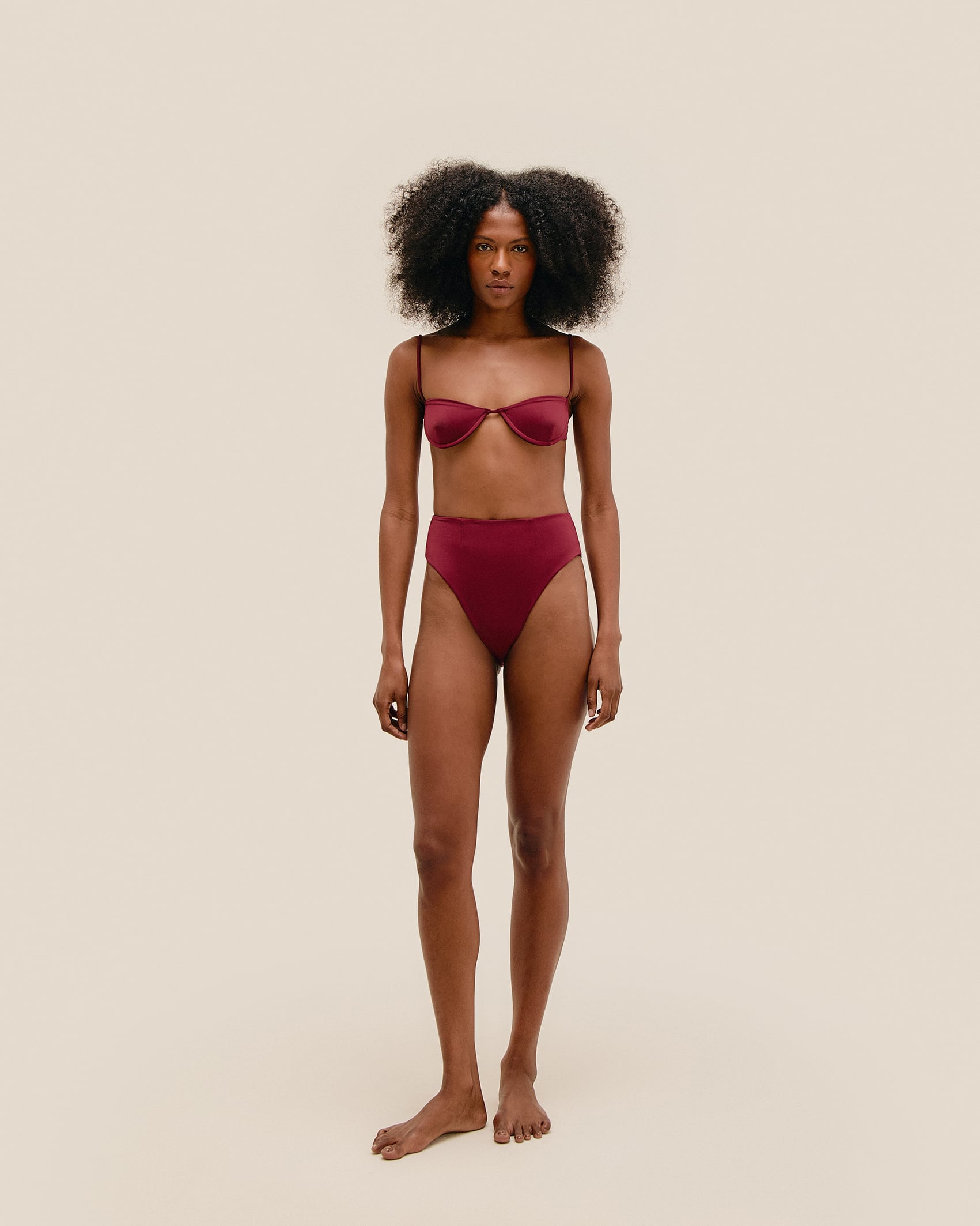 Hotpants Classica Vinho Marsala