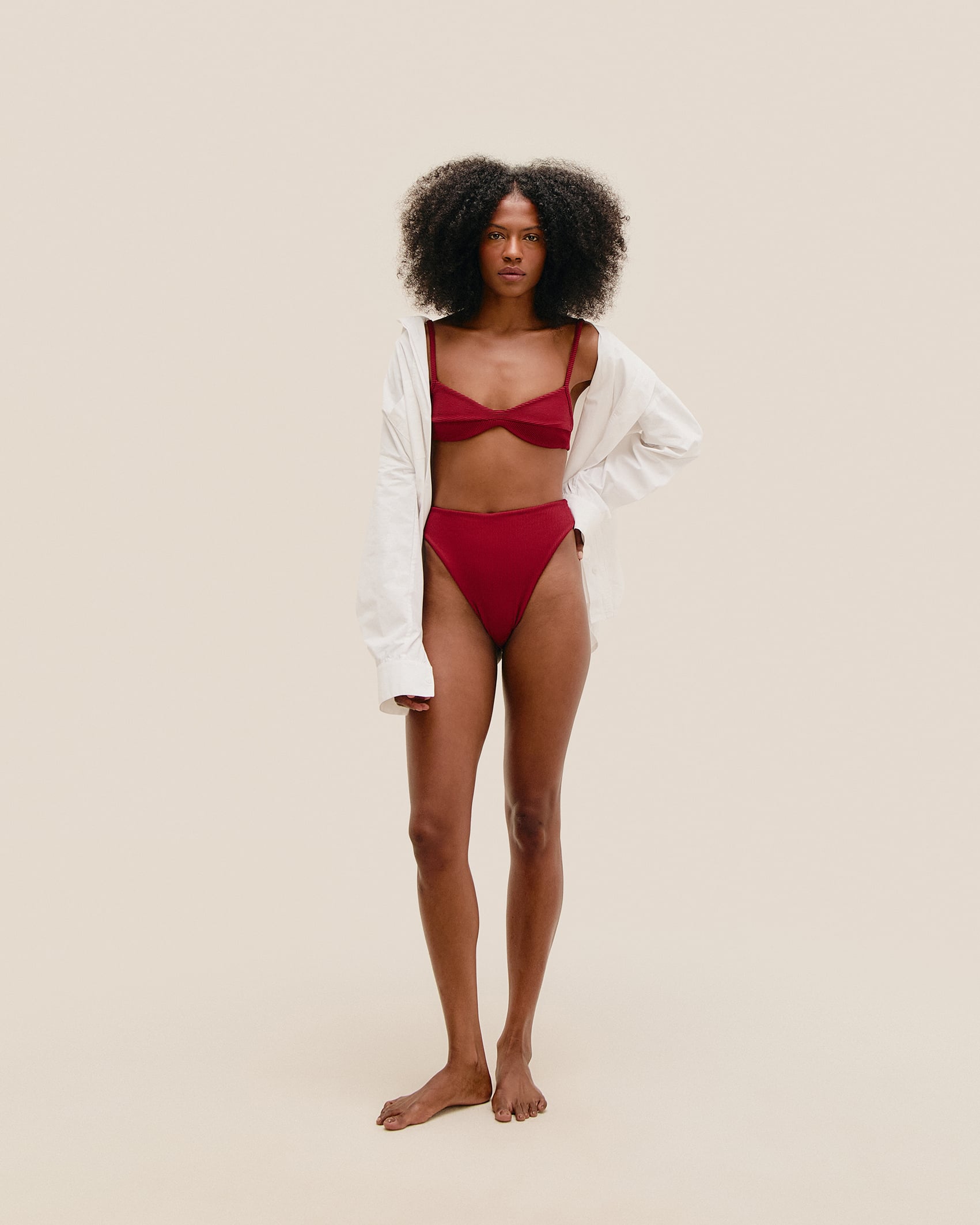 Hotpants Mah Nervura Vinho Merlot